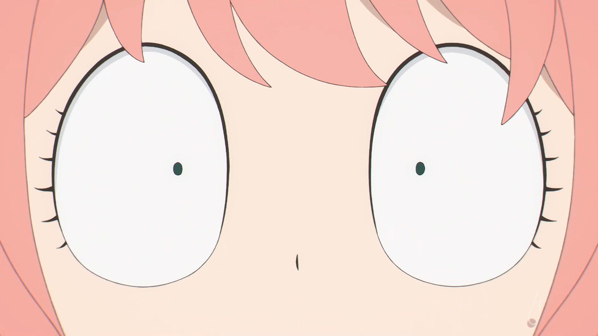 Anya Forger's shocked expression in Spy x Family HD Wallpaper
