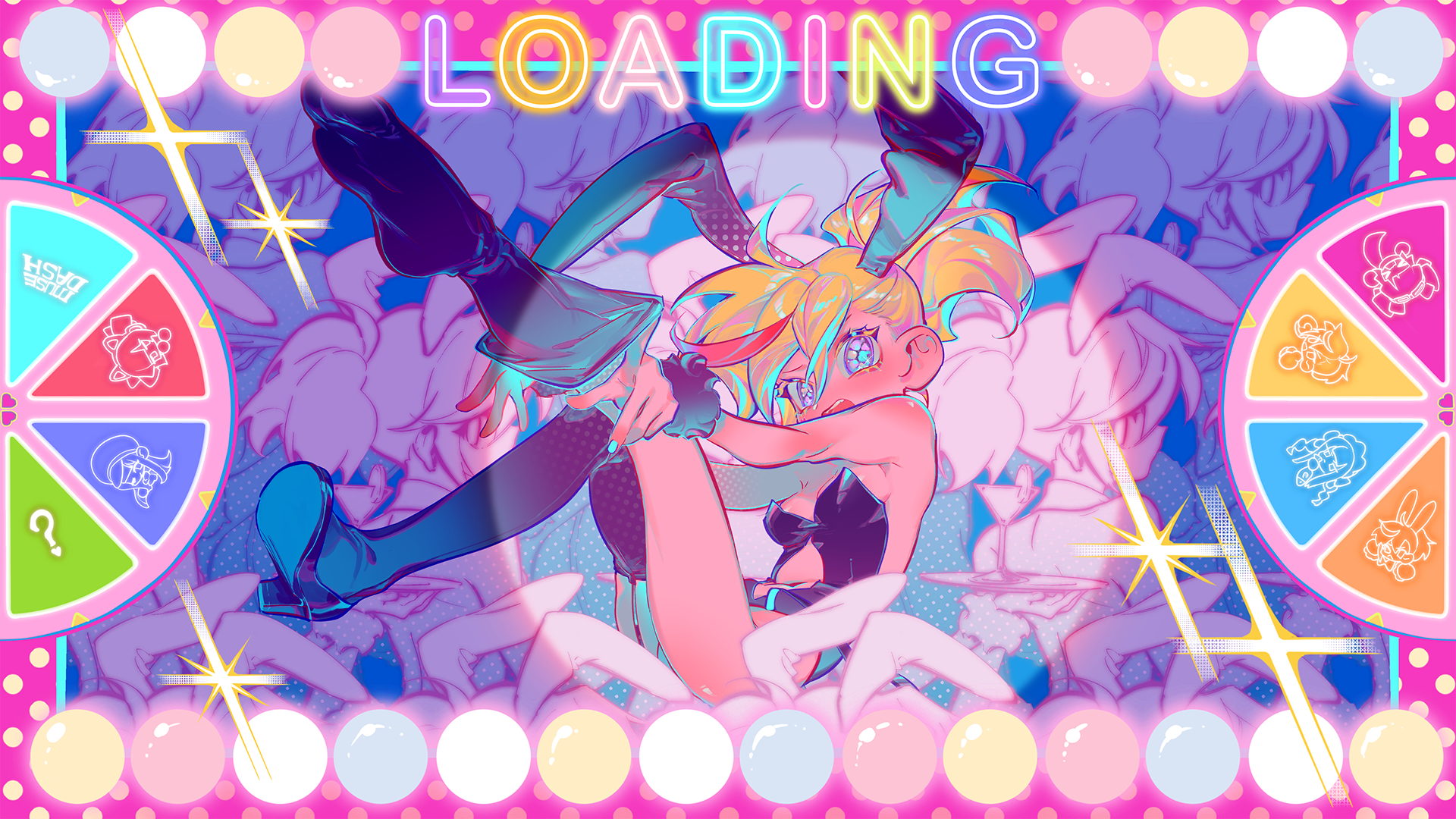 Muse Dash Loading Screen with Bunny Girl HD Wallpaper