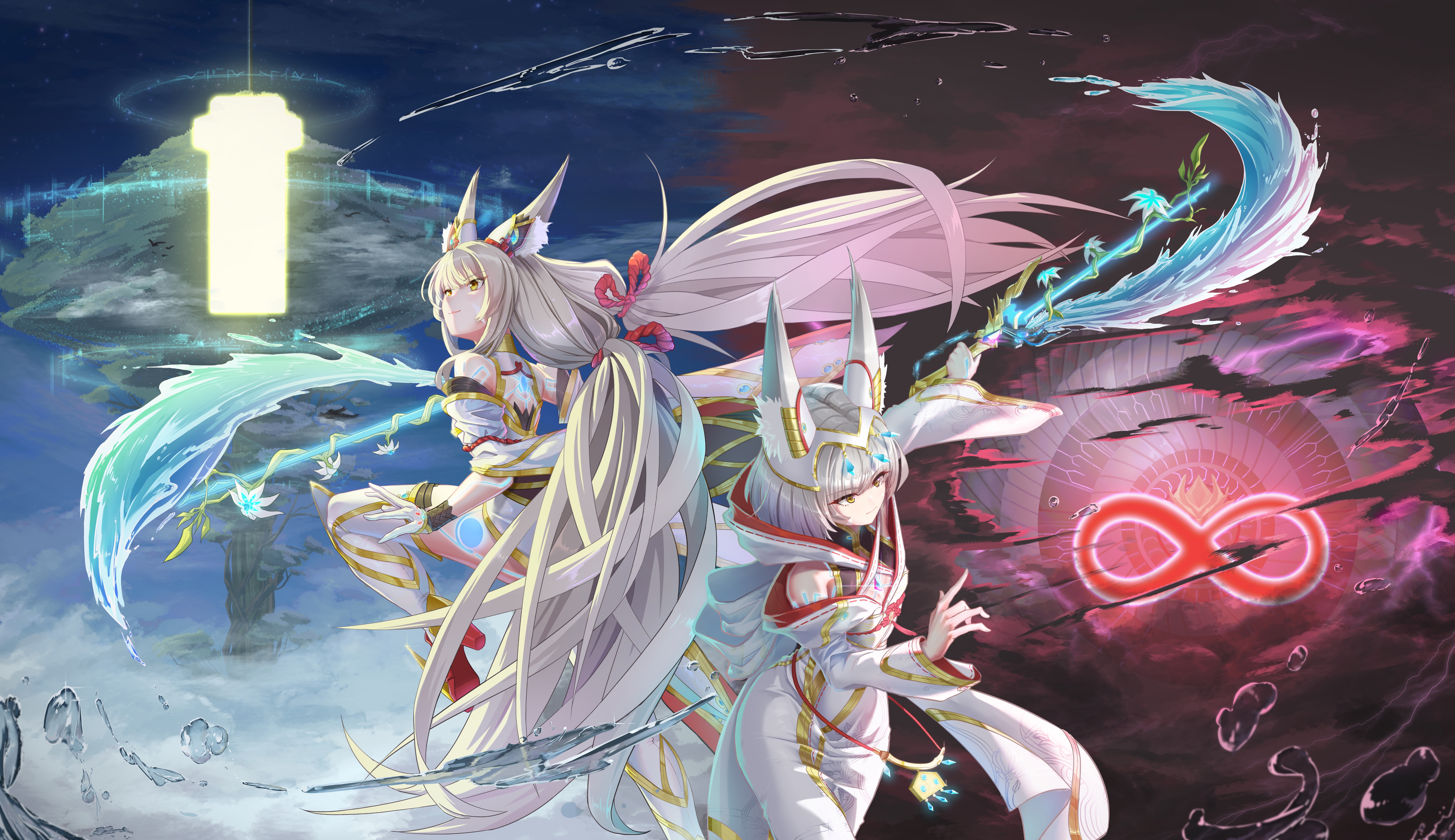 4K Xenoblade Chronicles 2 Nia and Pyra HD Wallpaper