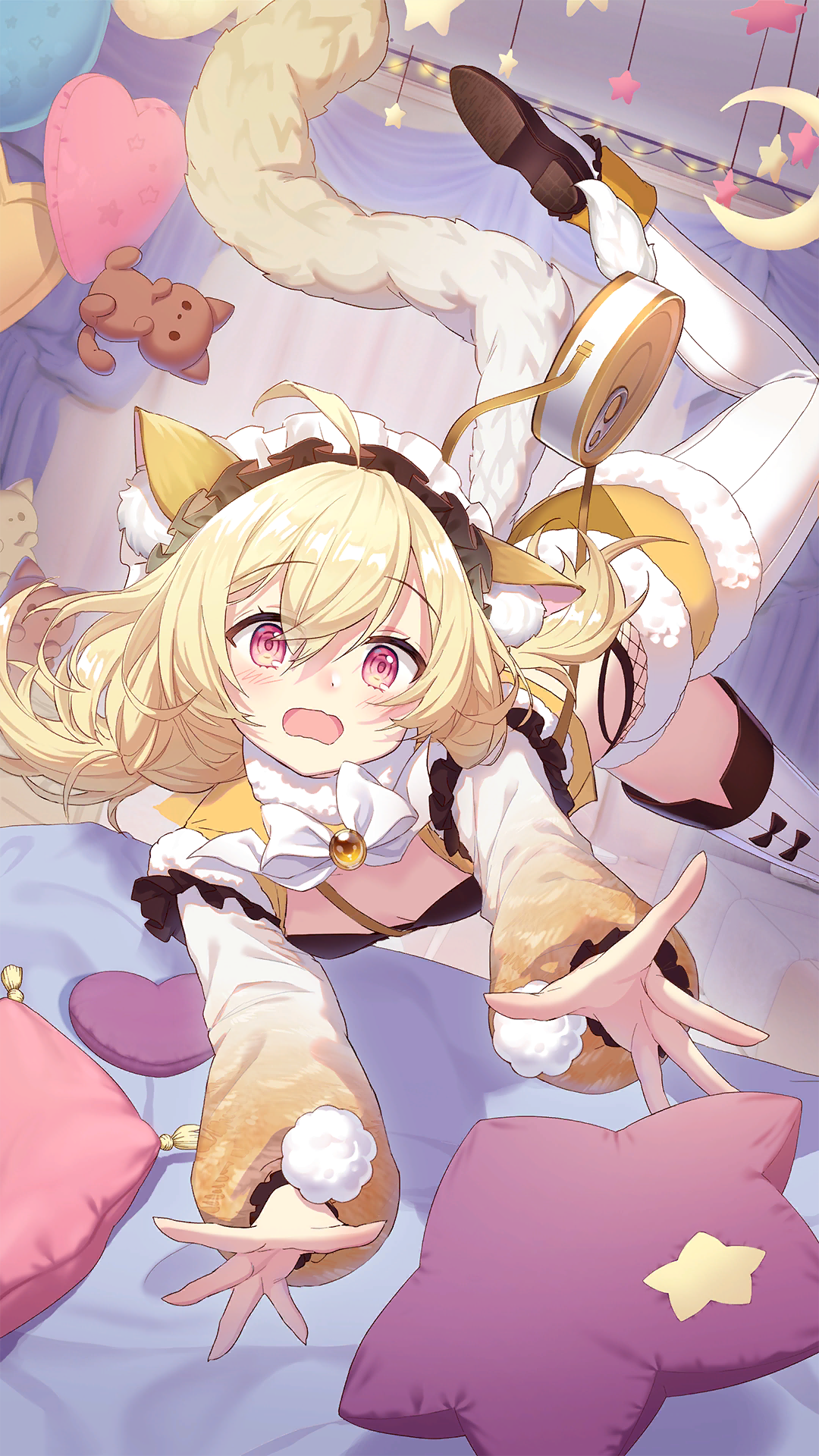 Kaanal Scott (Girl Cafe Gun) as a cat girl HD Phone Wallpaper