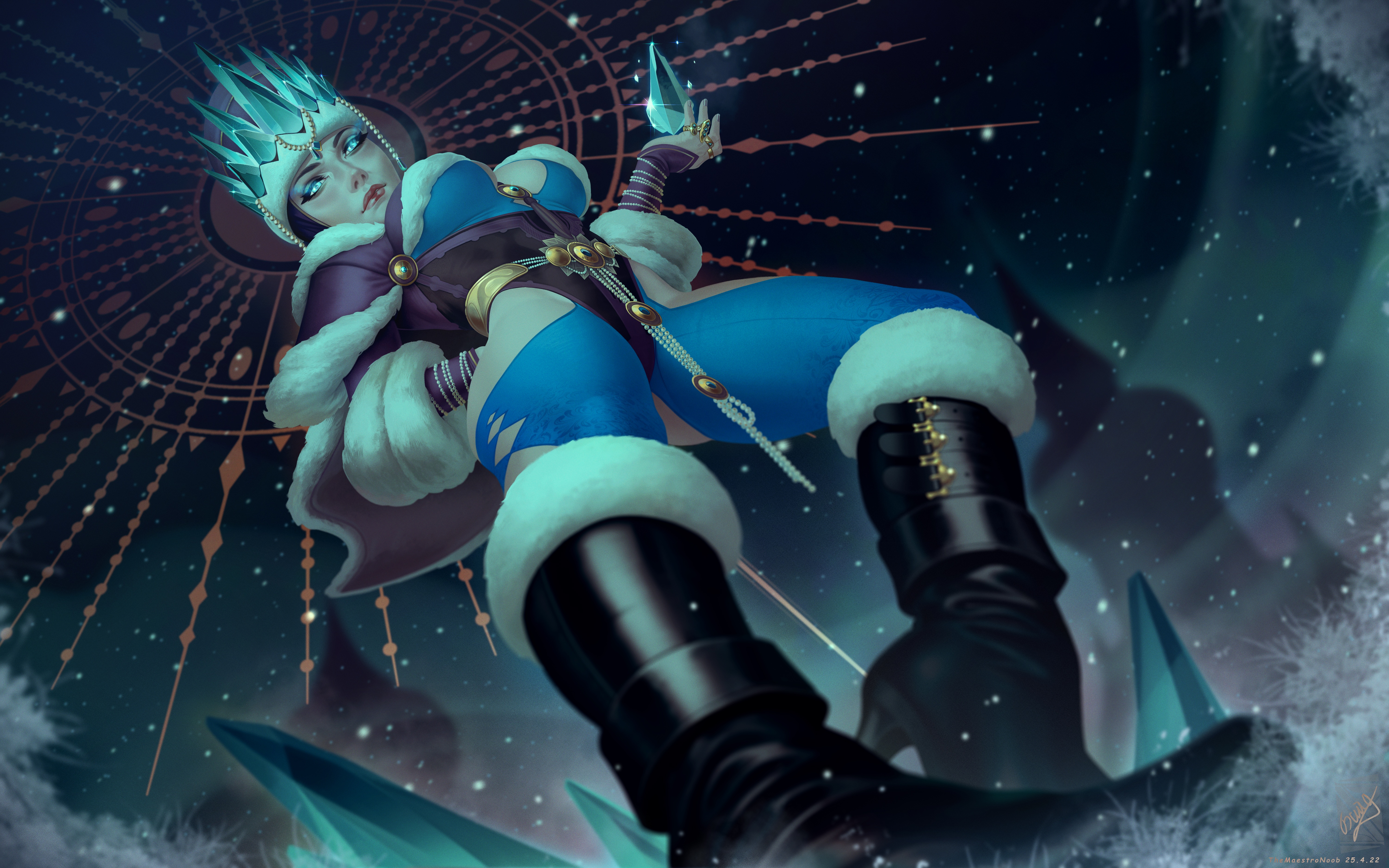 4K fan art of a woman from Total War: WARHAMMER III HD Wallpaper