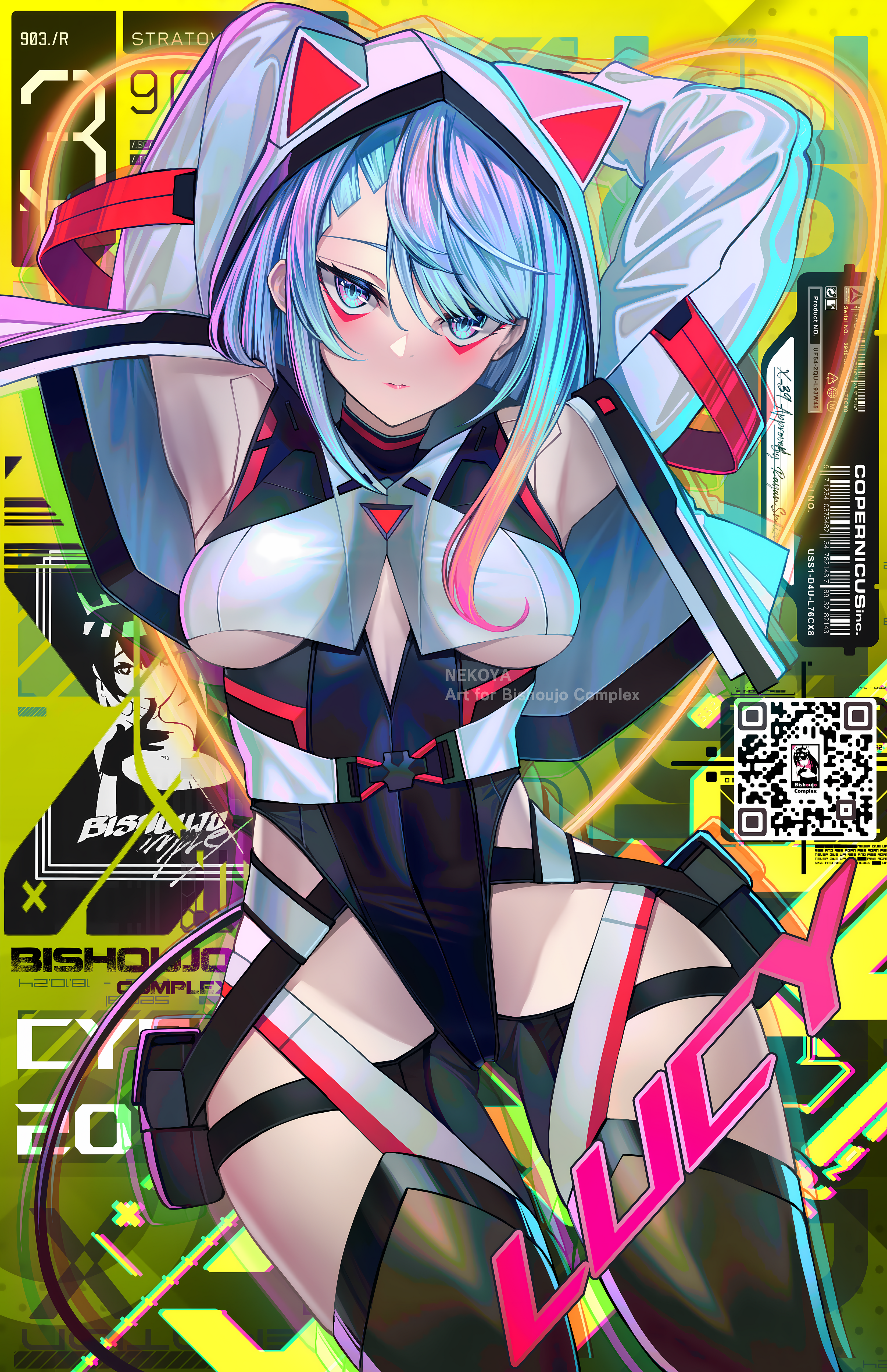 Lucyna Kushinada in Cyberpunk: Edgerunners Outfit HD Phone Wallpaper