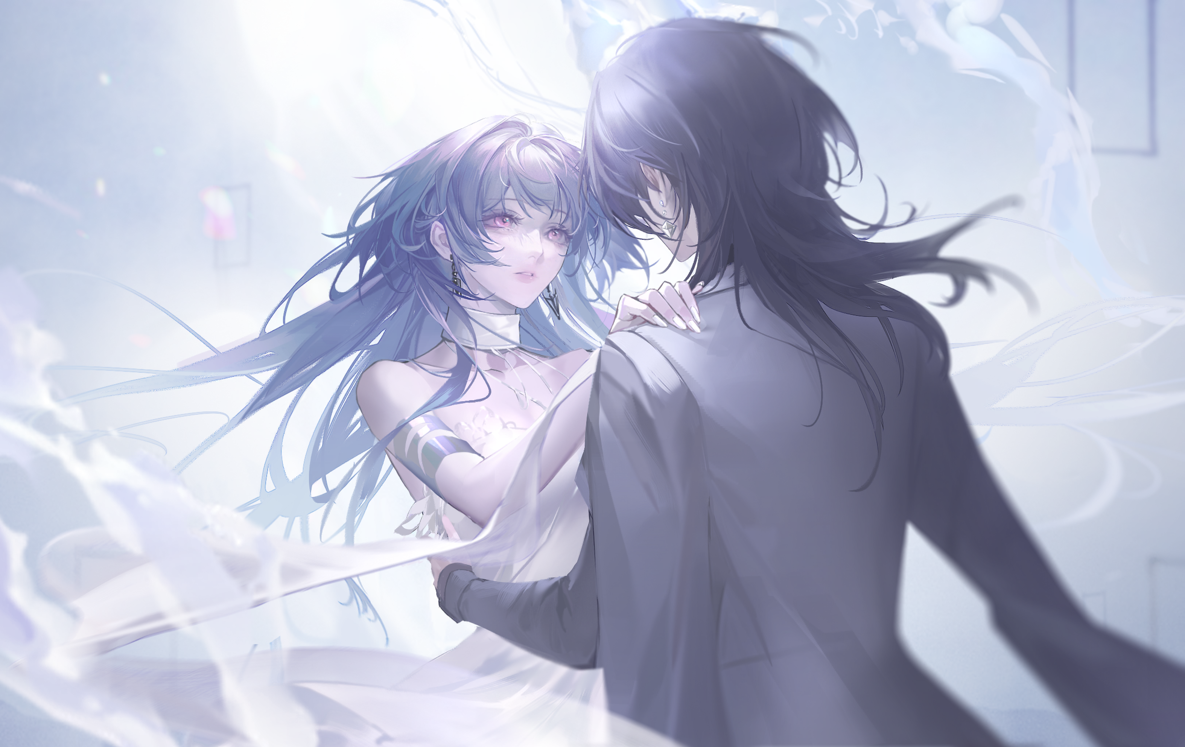 Hamel and woman from Path to Nowhere HD Wallpaper