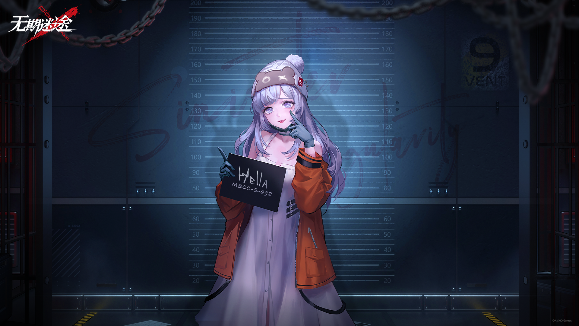 Hella from Path to Nowhere holding a sign HD Wallpaper
