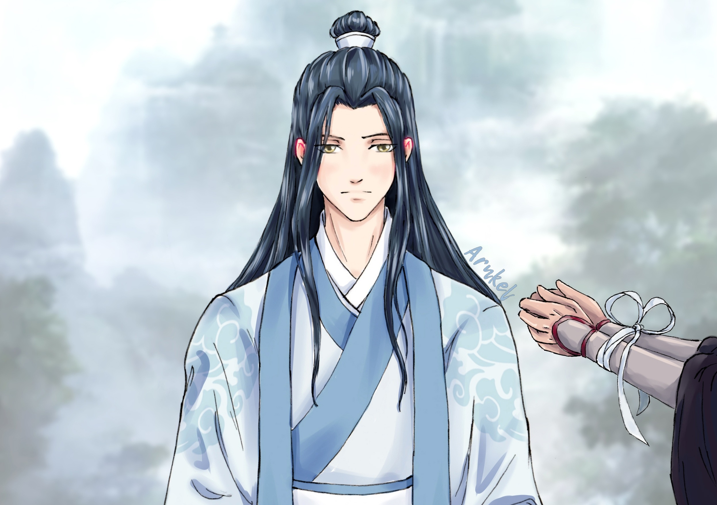 Lan Wangji and Wei Wuxian from Mo Dao Zu Shi HD Wallpaper