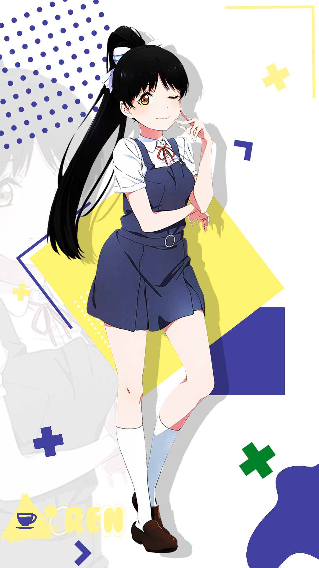 Love Live! Super Star!! Ren Hazuki HD Phone Wallpaper