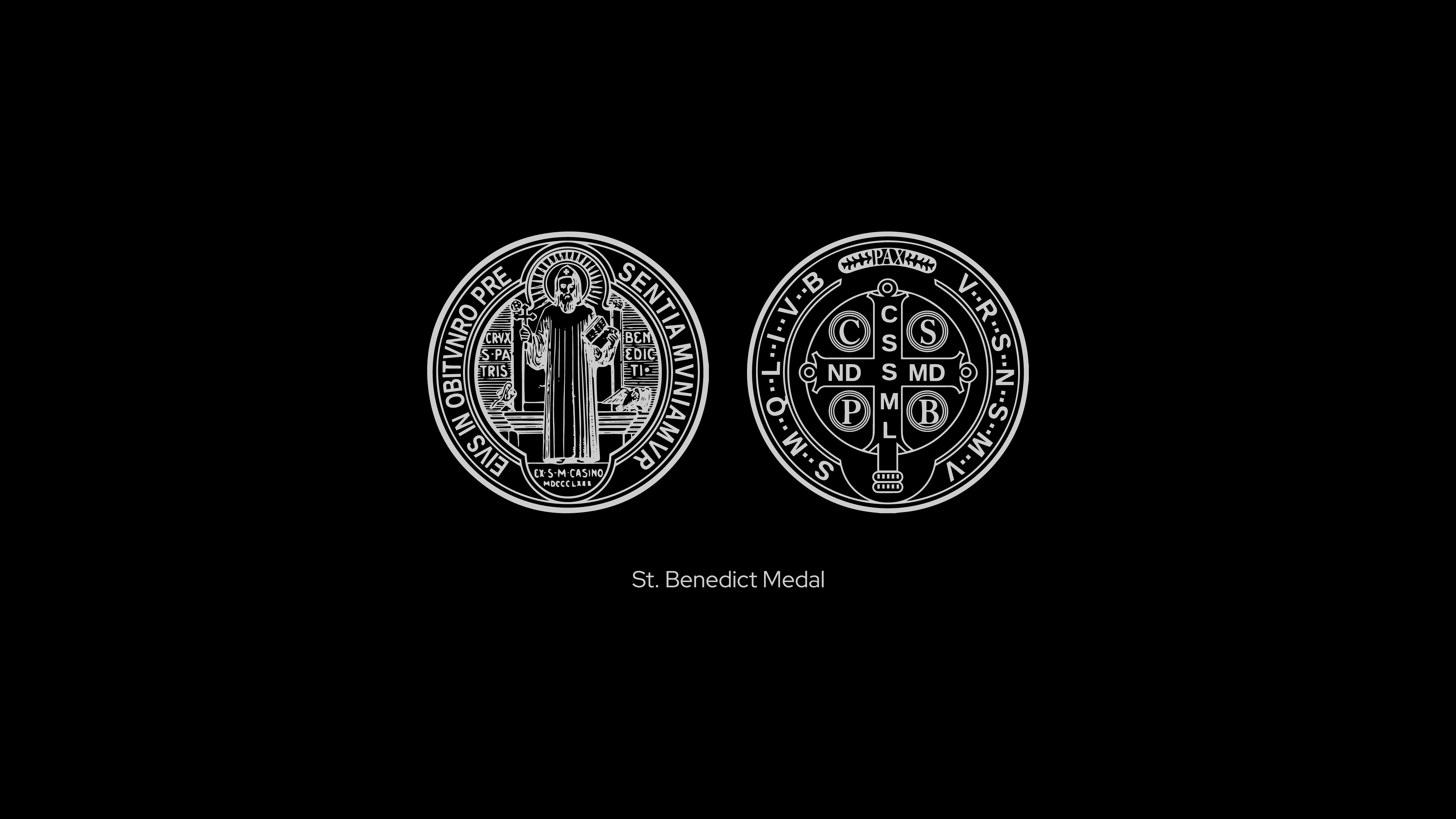 St. Benedict Medal HD Wallpaper