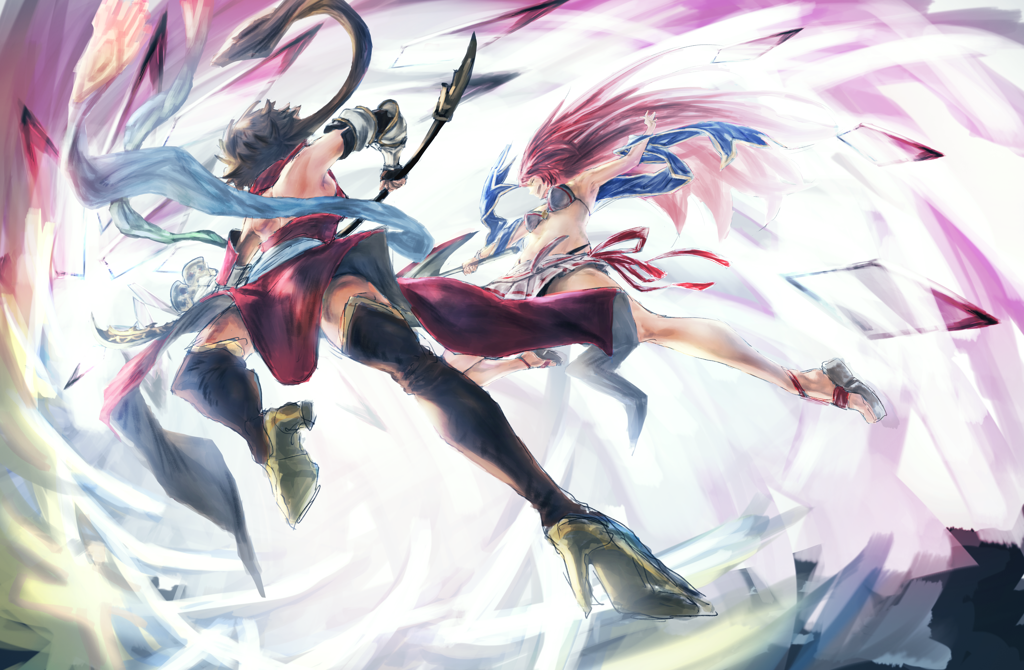 Granblue Fantasy Godsworn Alexiel Artwork HD Wallpaper