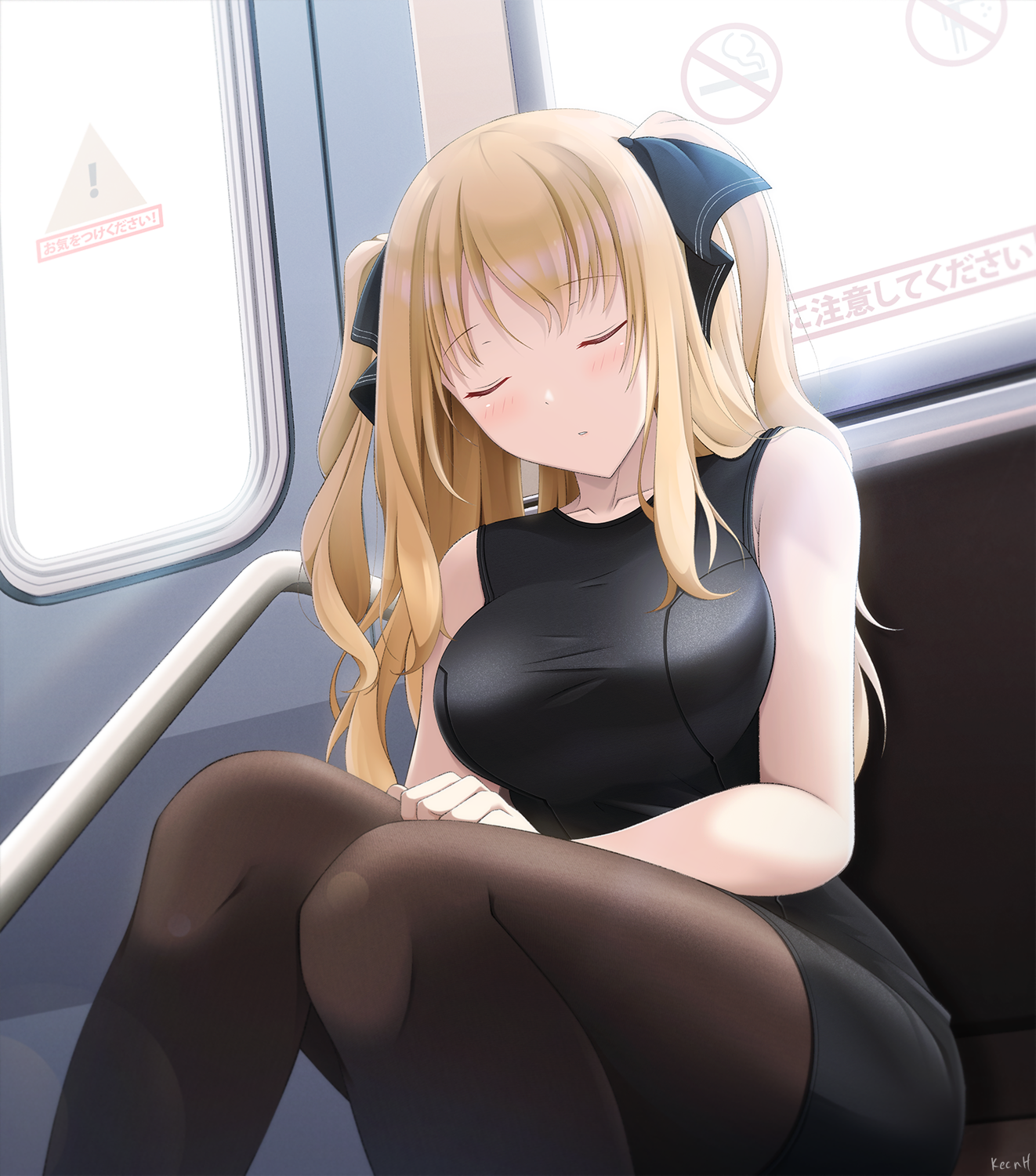 Satouin Reiko from Ao no Kanata no Four Rhythm sleeping HD Phone Wallpaper