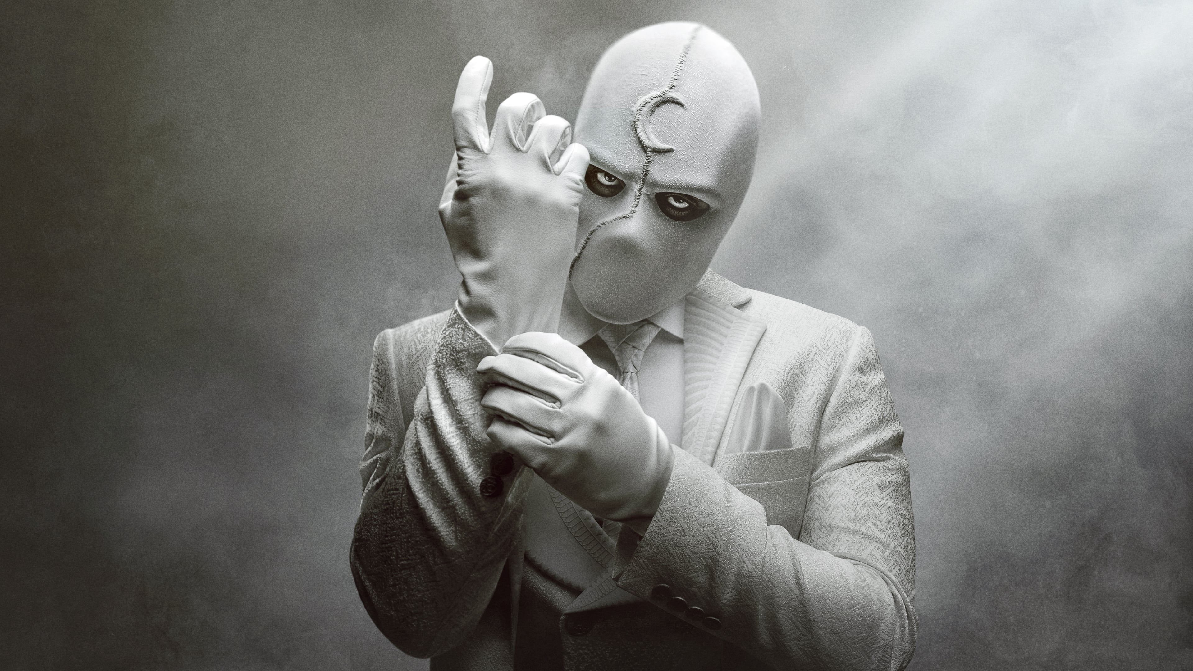 4K Moon Knight Adjusting His Gloves HD Wallpaper