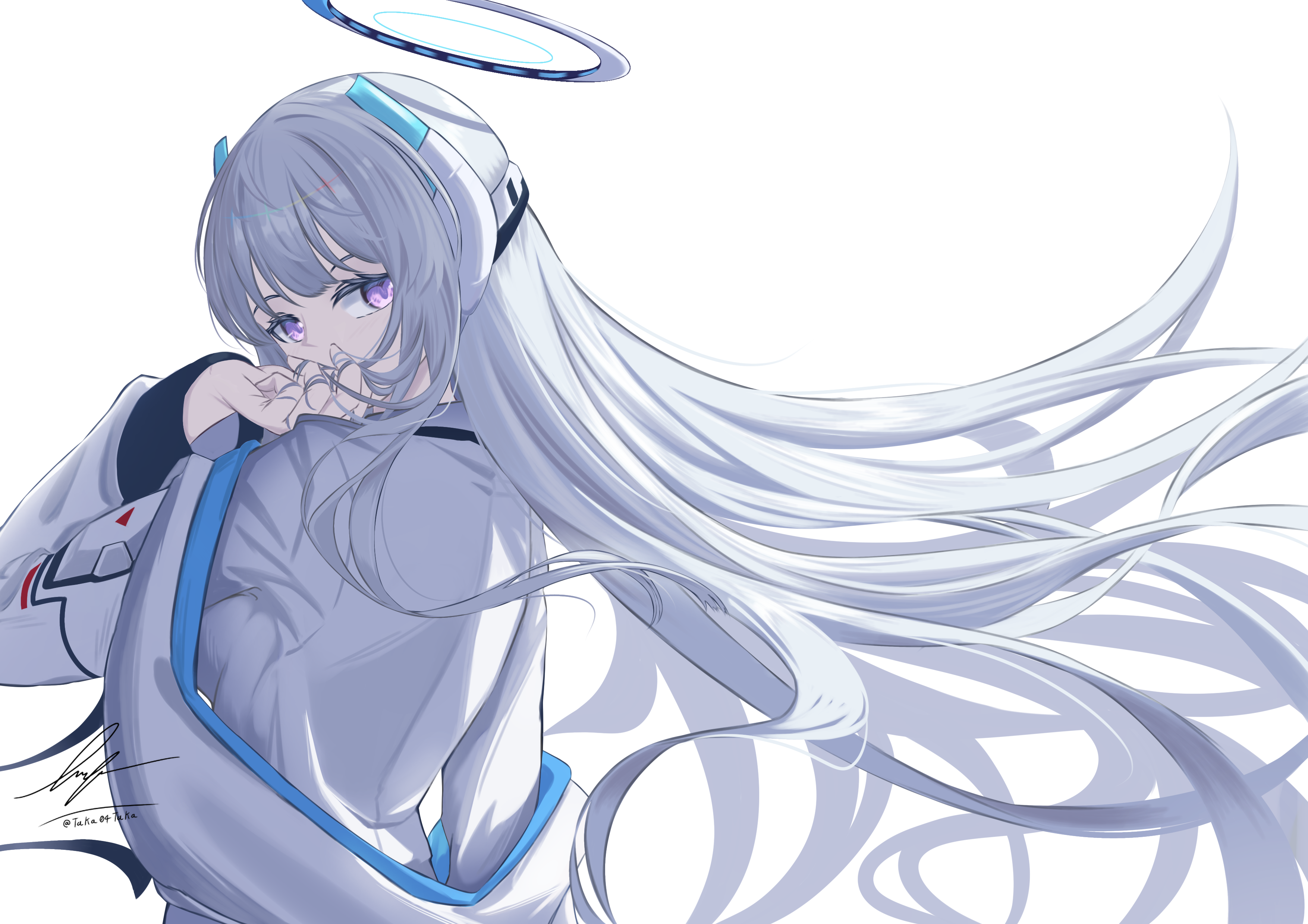 Ushio Noa from Blue Archive fan art HD Wallpaper