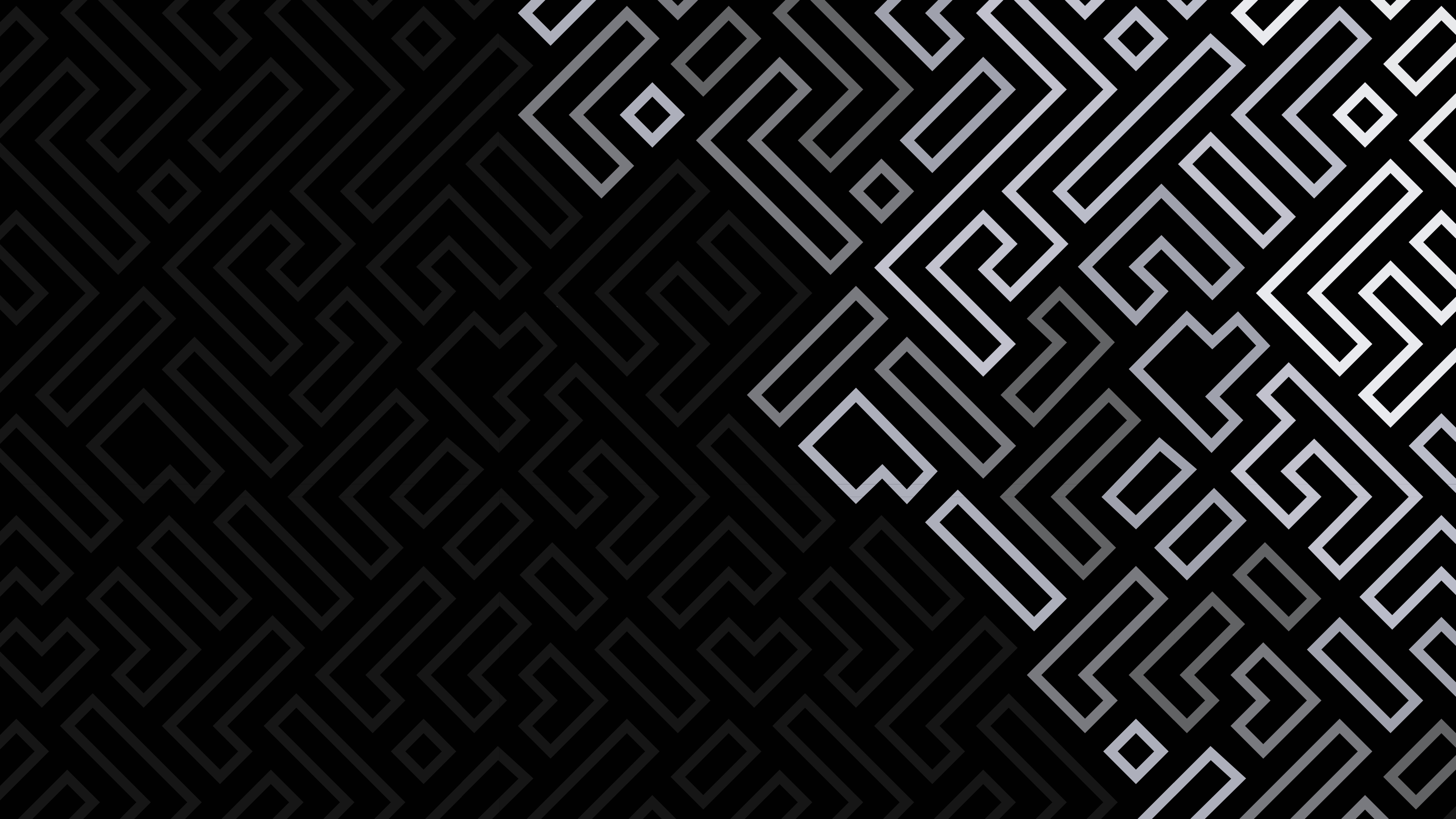 4K abstract maze pattern HD Wallpaper