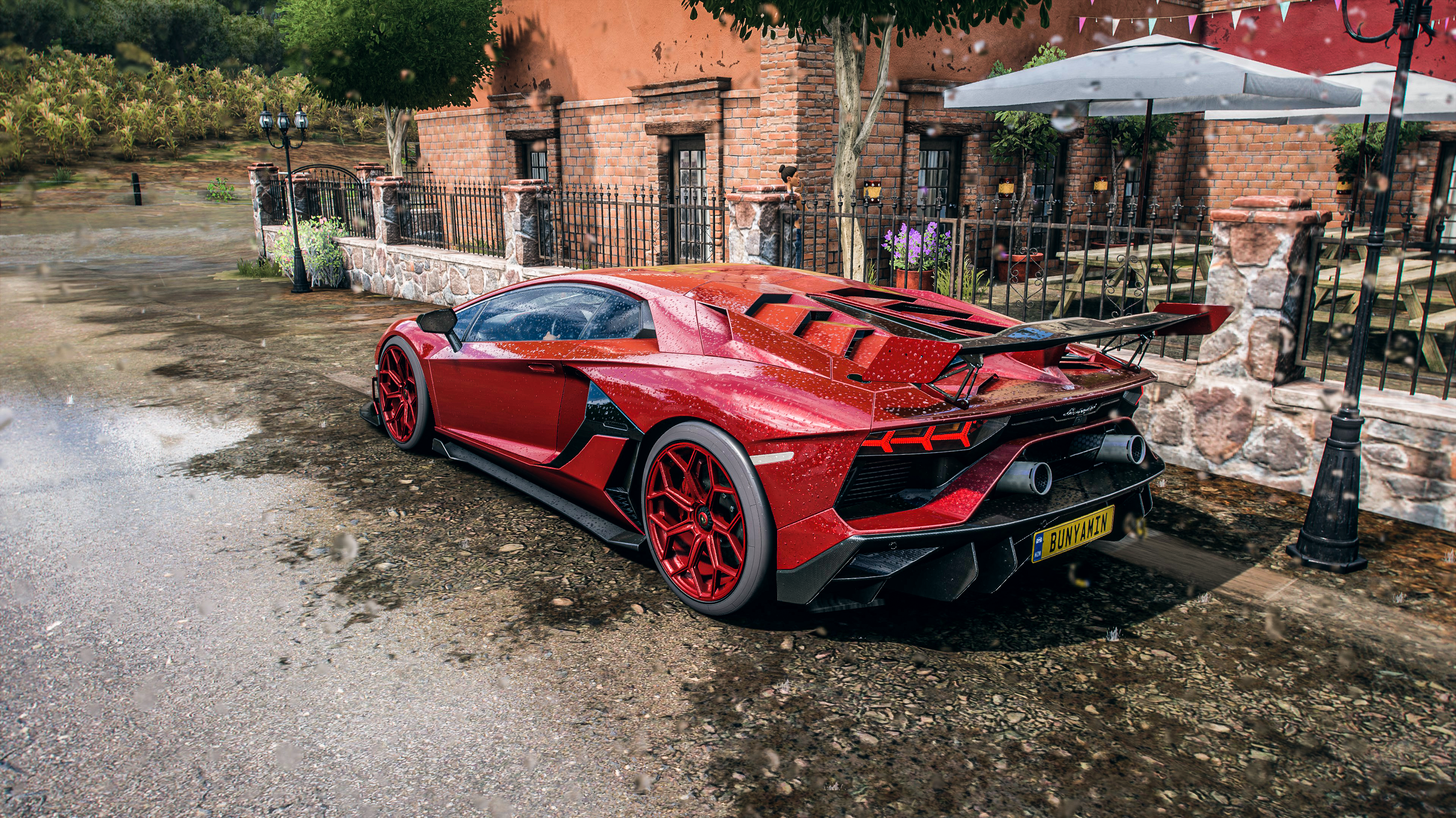 4K Forza Horizon 5 Lamborghini Aventador HD Wallpaper
