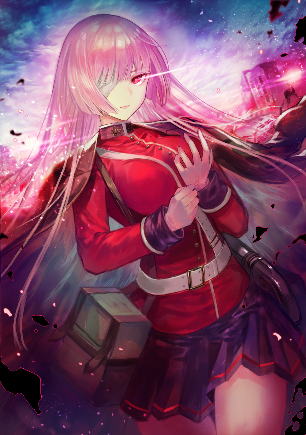 Florence Nightingale in a red military uniform HD Phone Wallpaper