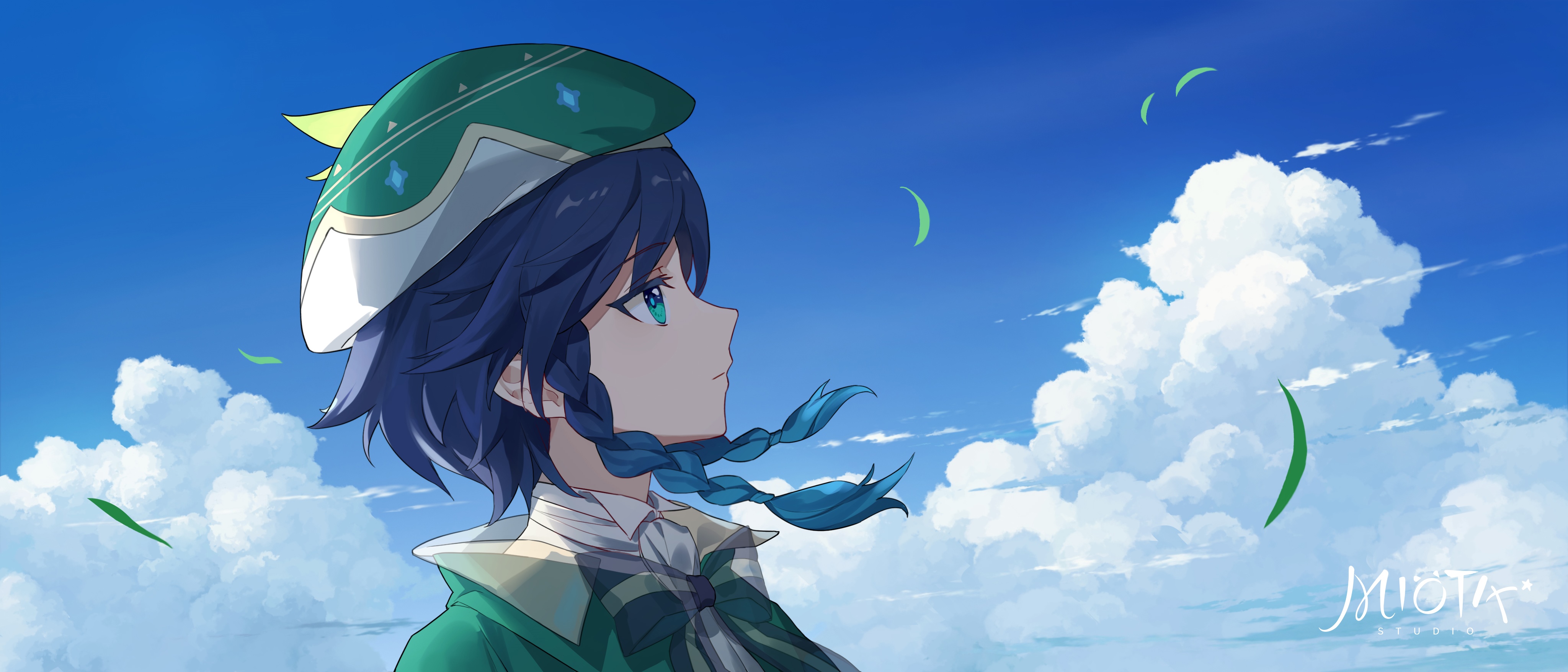4K Venti from Genshin Impact looking at the sky HD Wallpaper