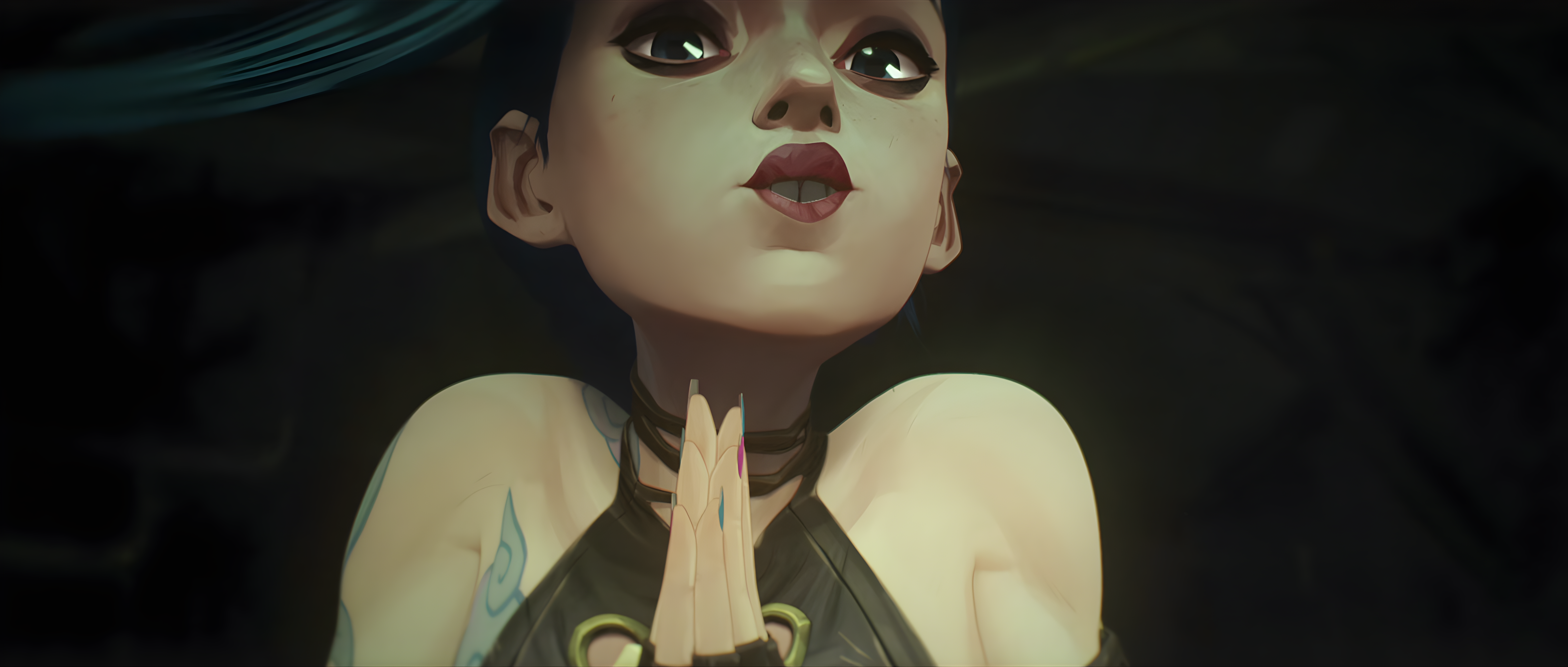 Jinx from Arcane and League of Legends HD Wallpaper