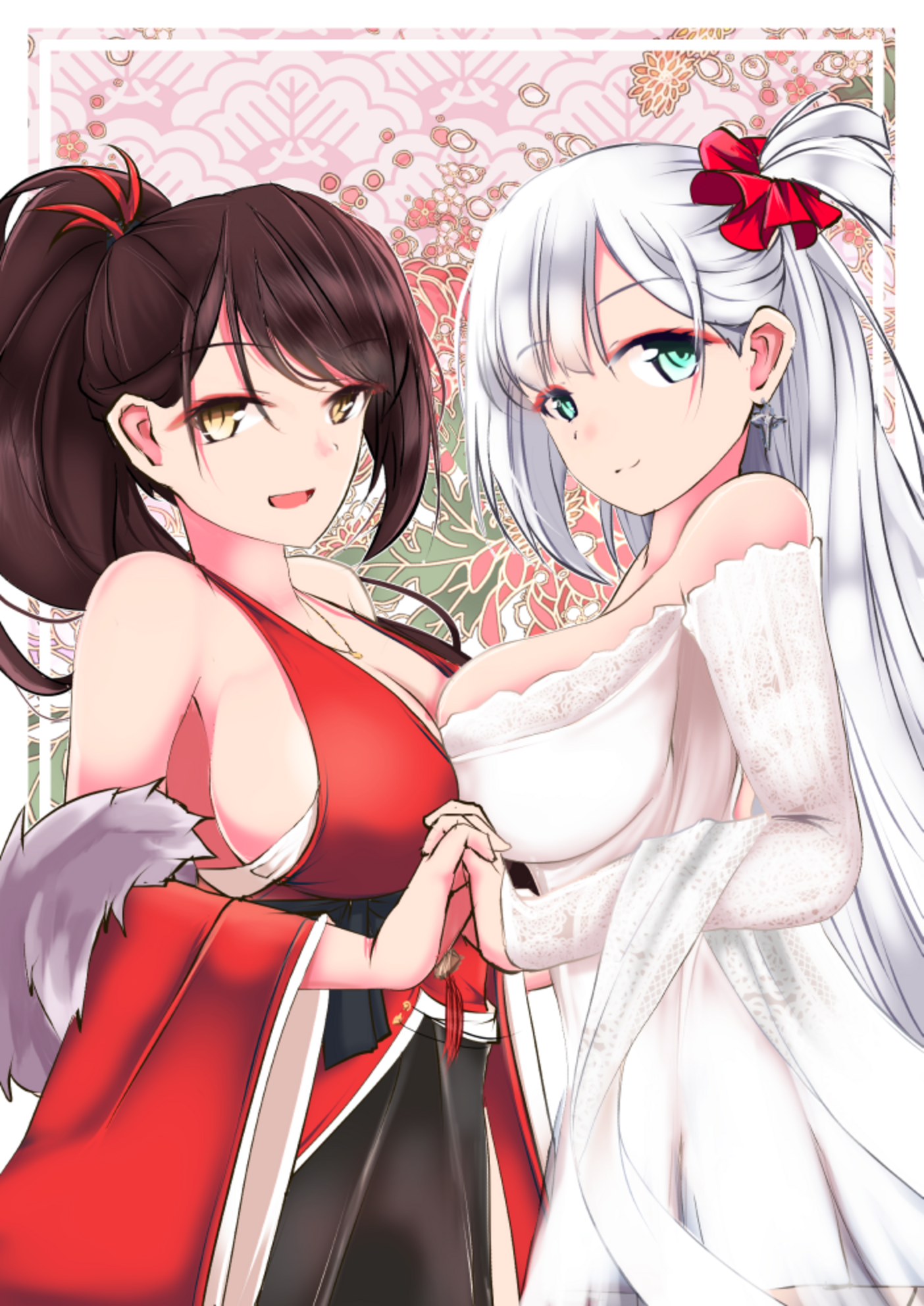 Azur Lane Shoukaku and Zuikaku fan art HD Phone Wallpaper