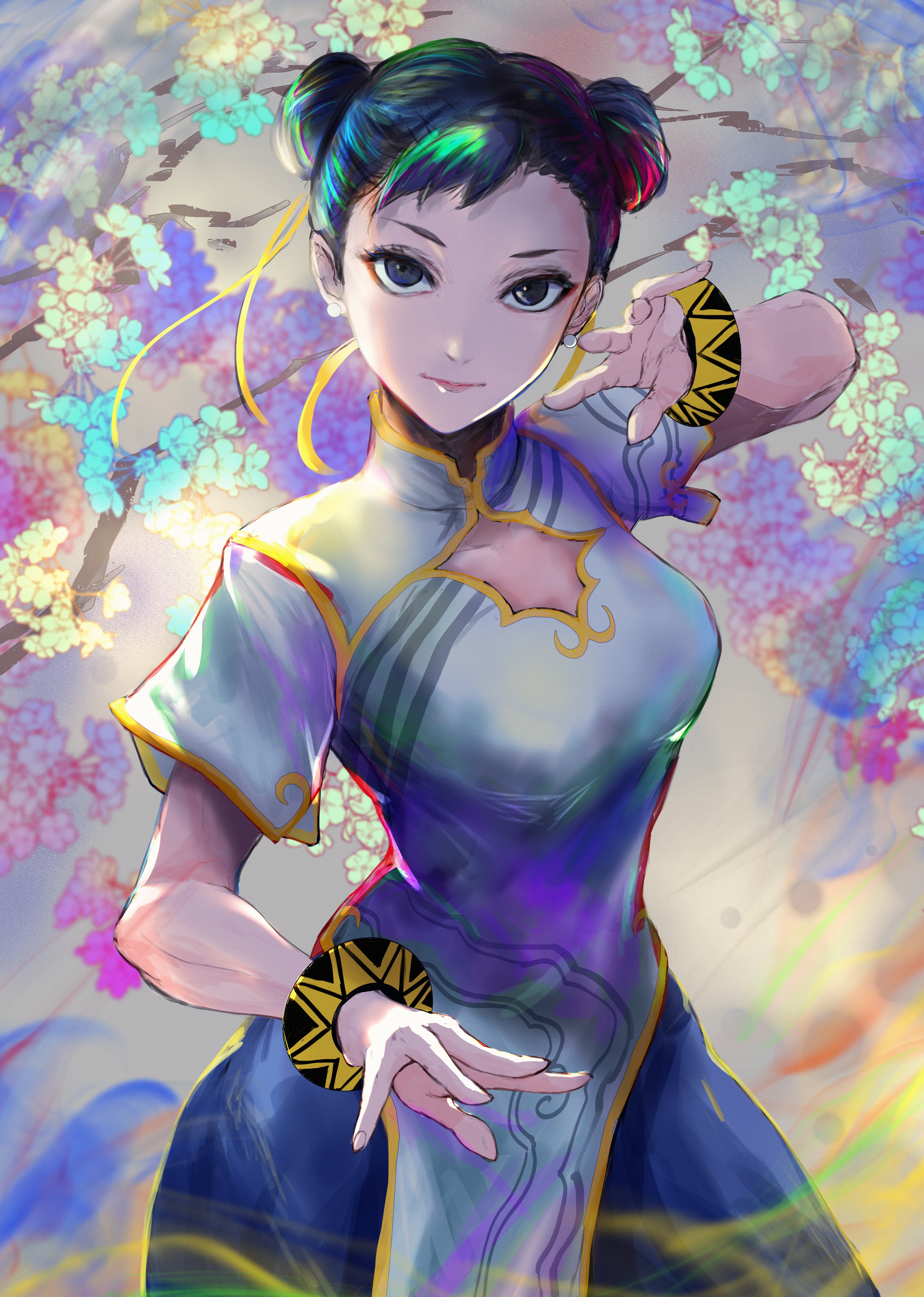 Chun-Li from Street Fighter VI fan art HD Phone Wallpaper