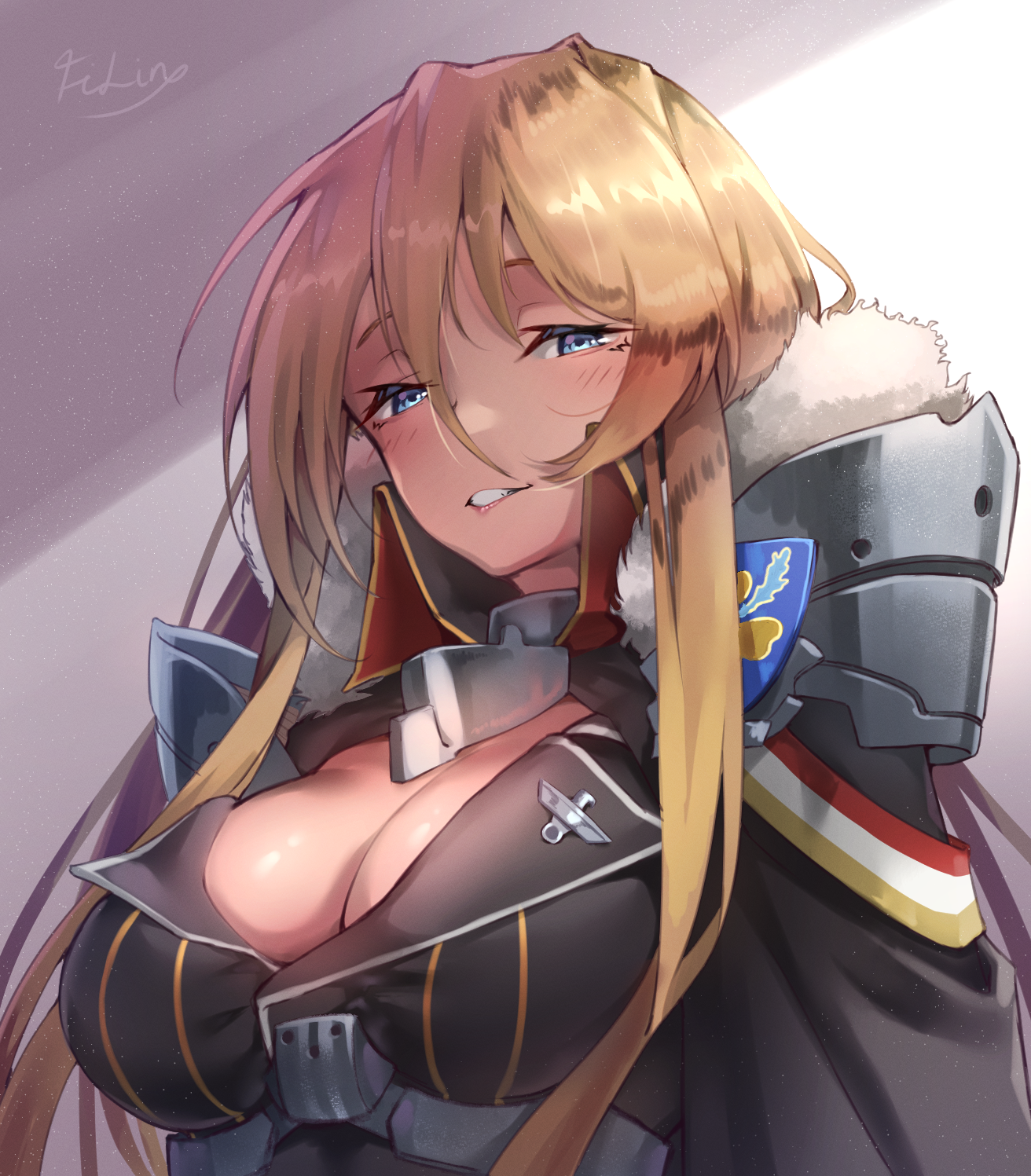 Bismarck from Azur Lane fan art HD Phone Wallpaper