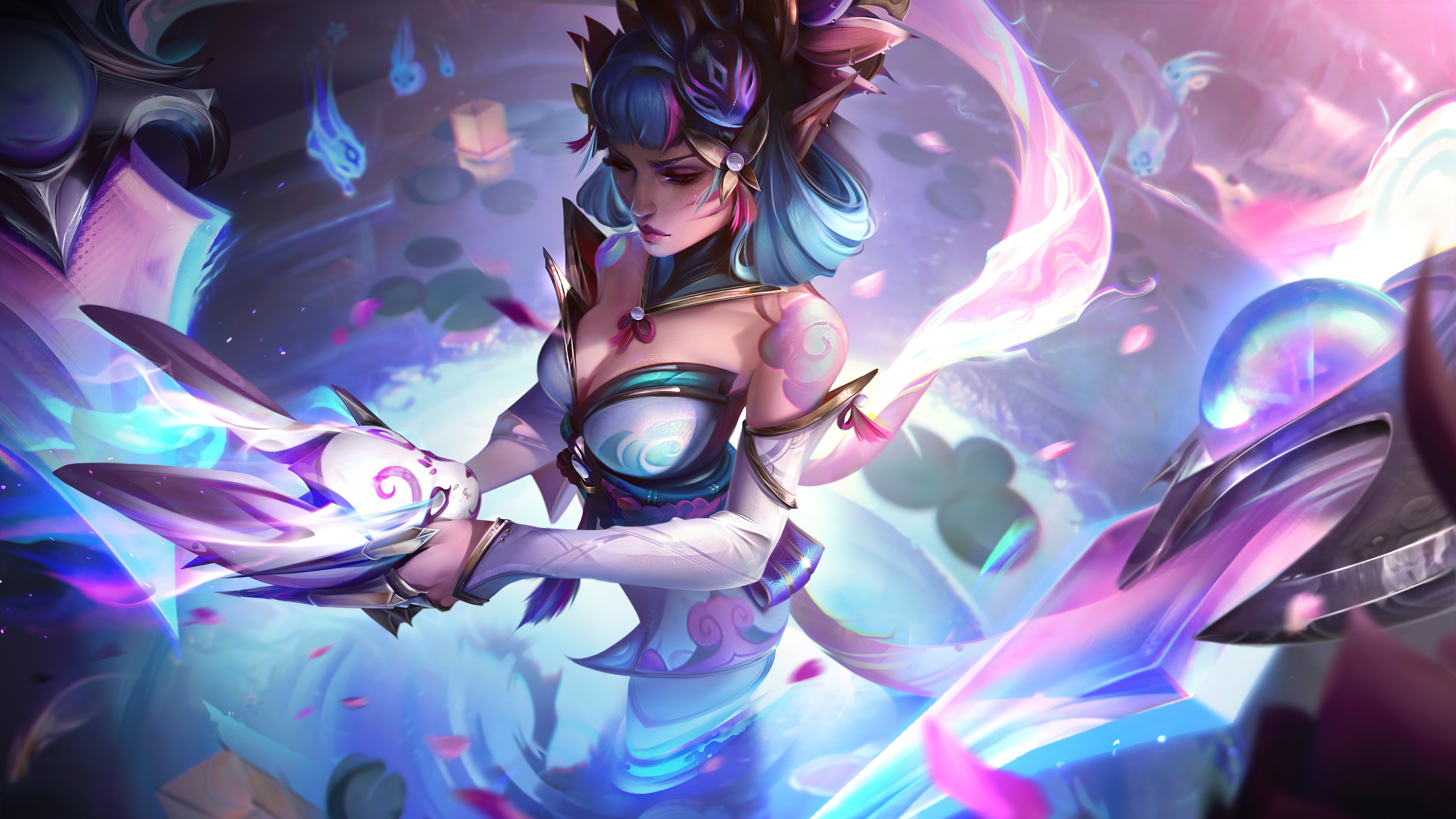 Spirit Blossom Evelynn League of Legends 4K HD Wallpaper