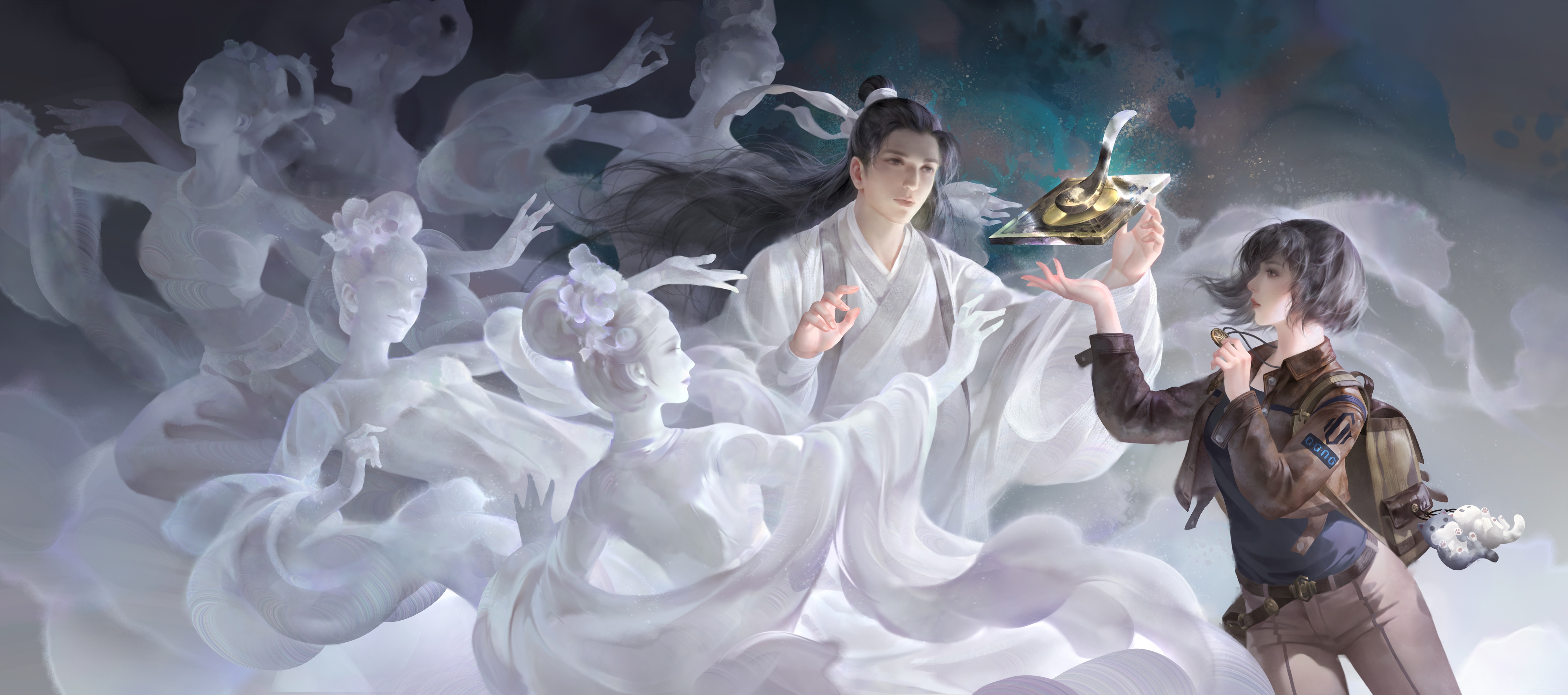 Fantasy Art of Mythological Figures HD Wallpaper
