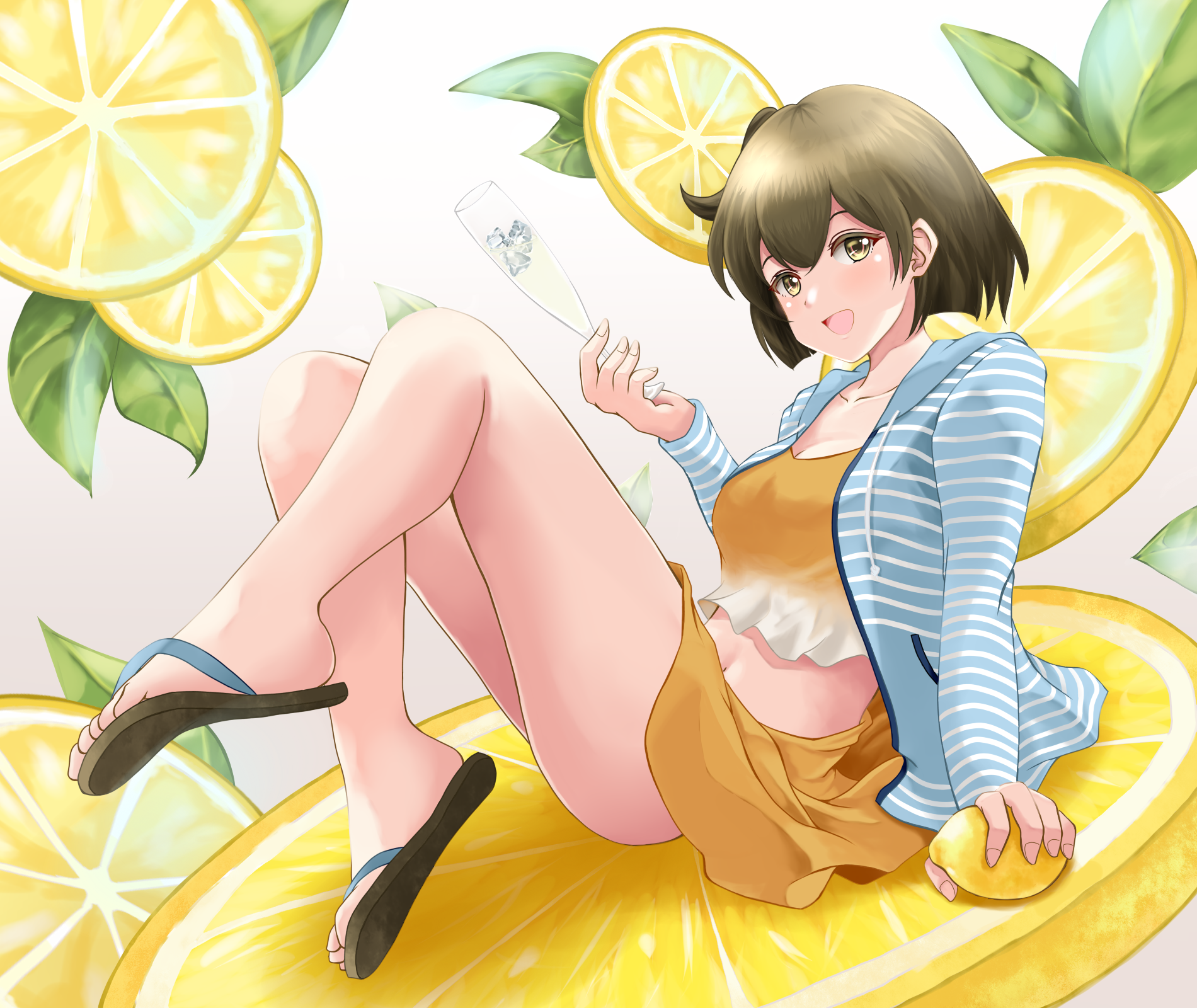 Hiryuu from Kantai Collection with Lemons HD Wallpaper