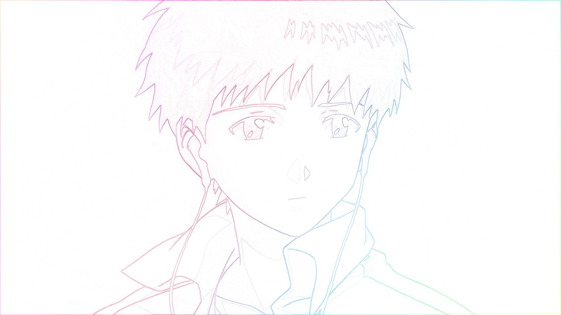 Shinji Ikari from Neon Genesis Evangelion drawing HD Wallpaper