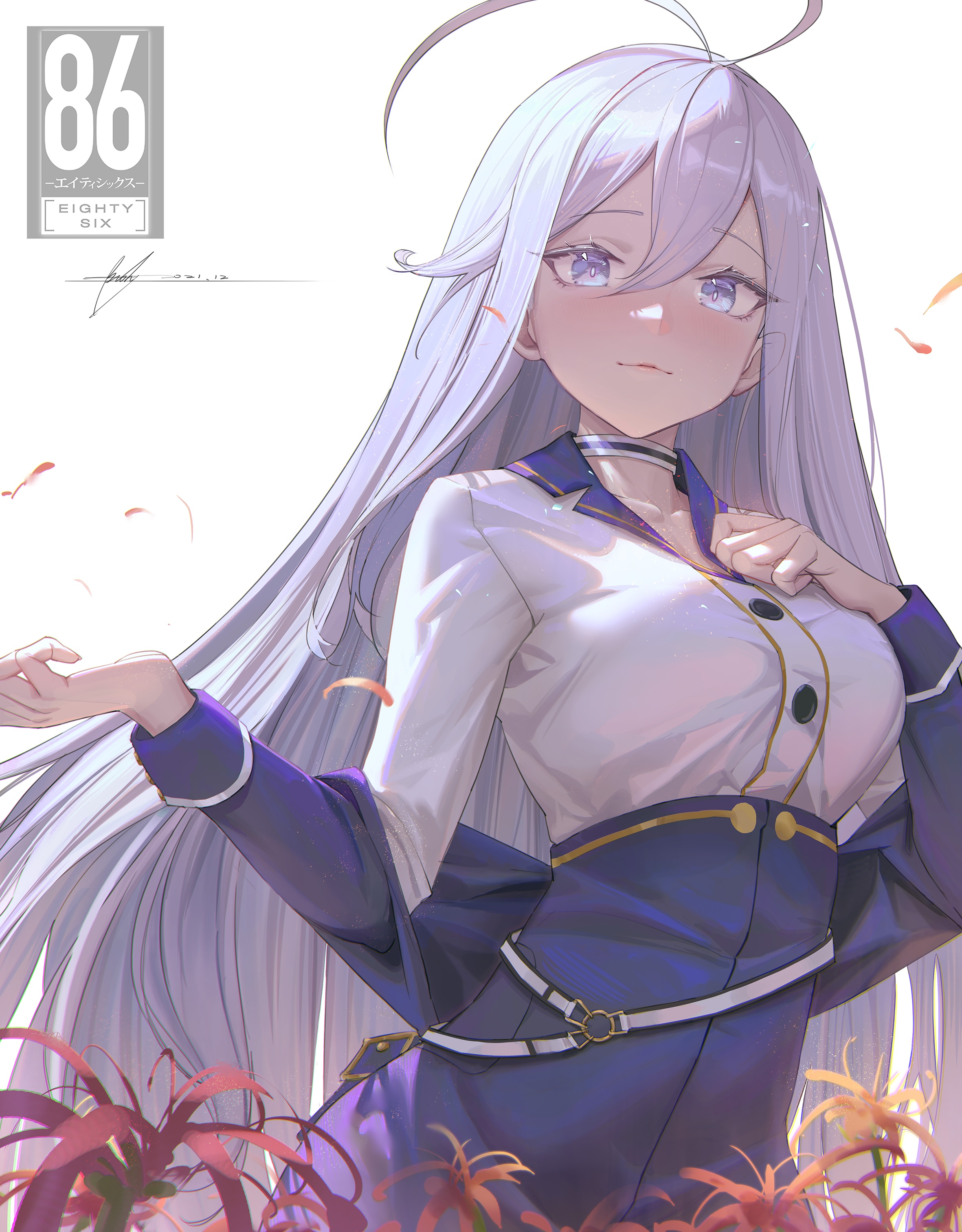 Vladilena Milizé from Eighty-Six fan art HD Phone Wallpaper