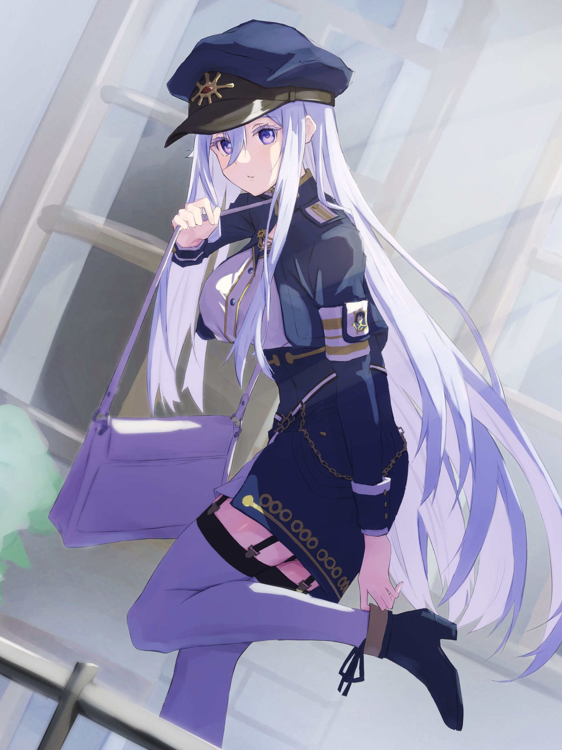 Vladilena Milizé from Eighty-Six in uniform HD Phone Wallpaper