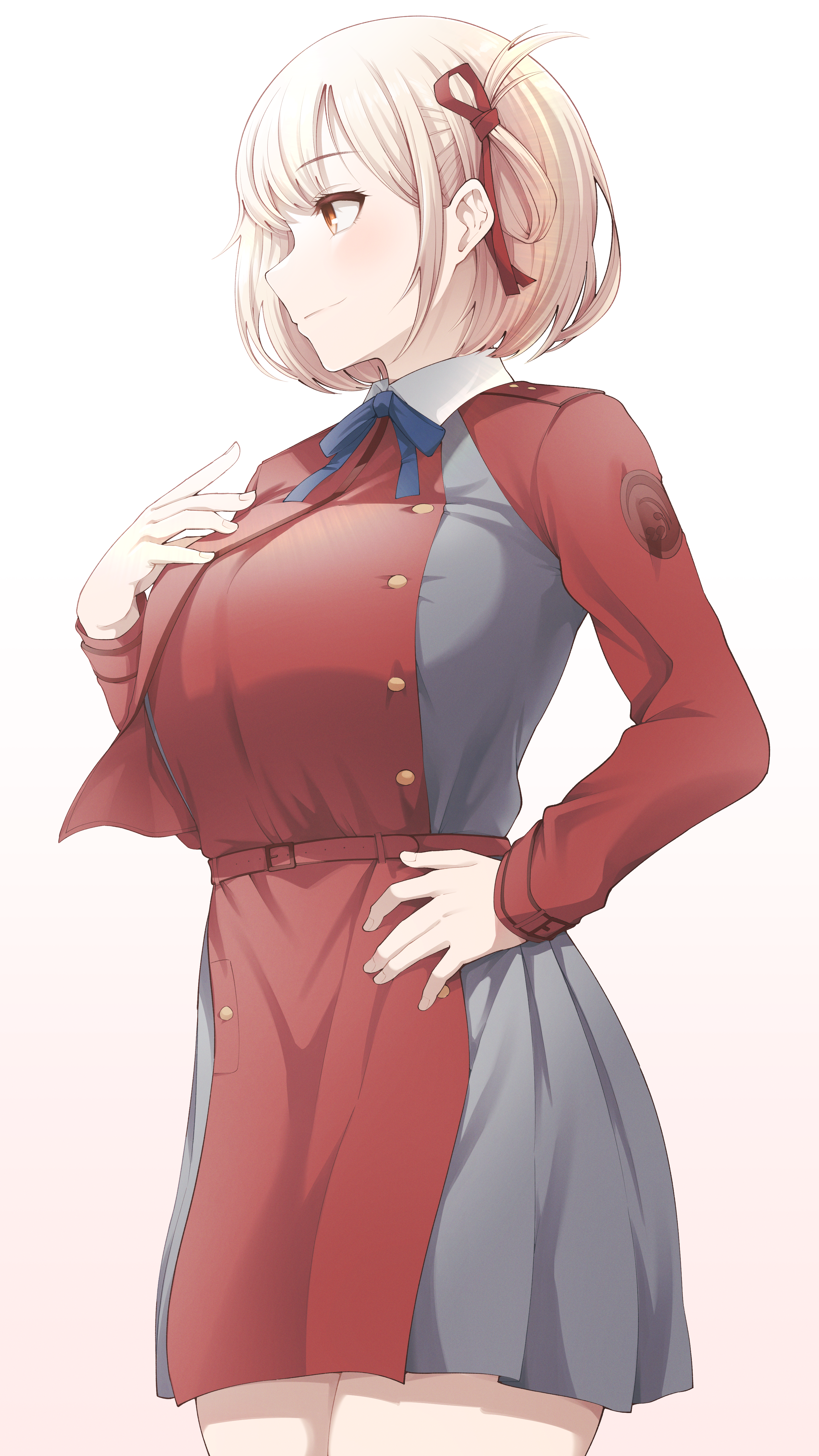 Nishikigi Chisato from Lycoris Recoil HD Phone Wallpaper