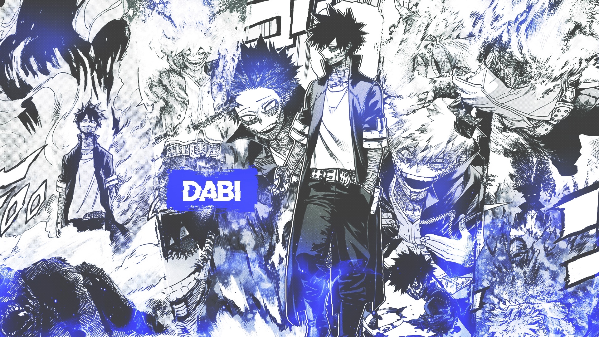 Boku no Hero Academia Collage Featuring Dabi HD Wallpaper