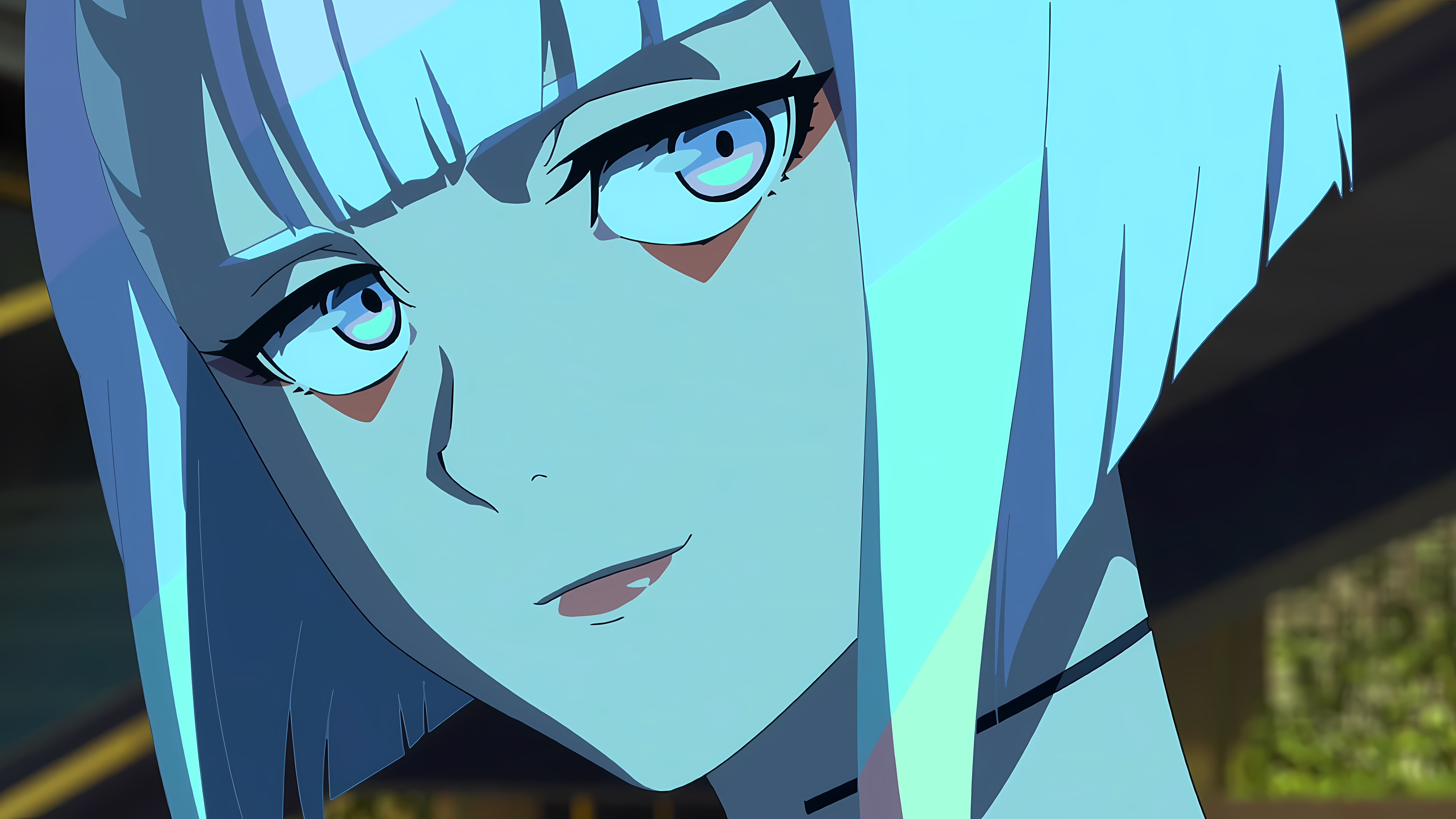 4K Cyberpunk: Edgerunners Lucyna Kushinada Anime Screenshot HD Wallpaper