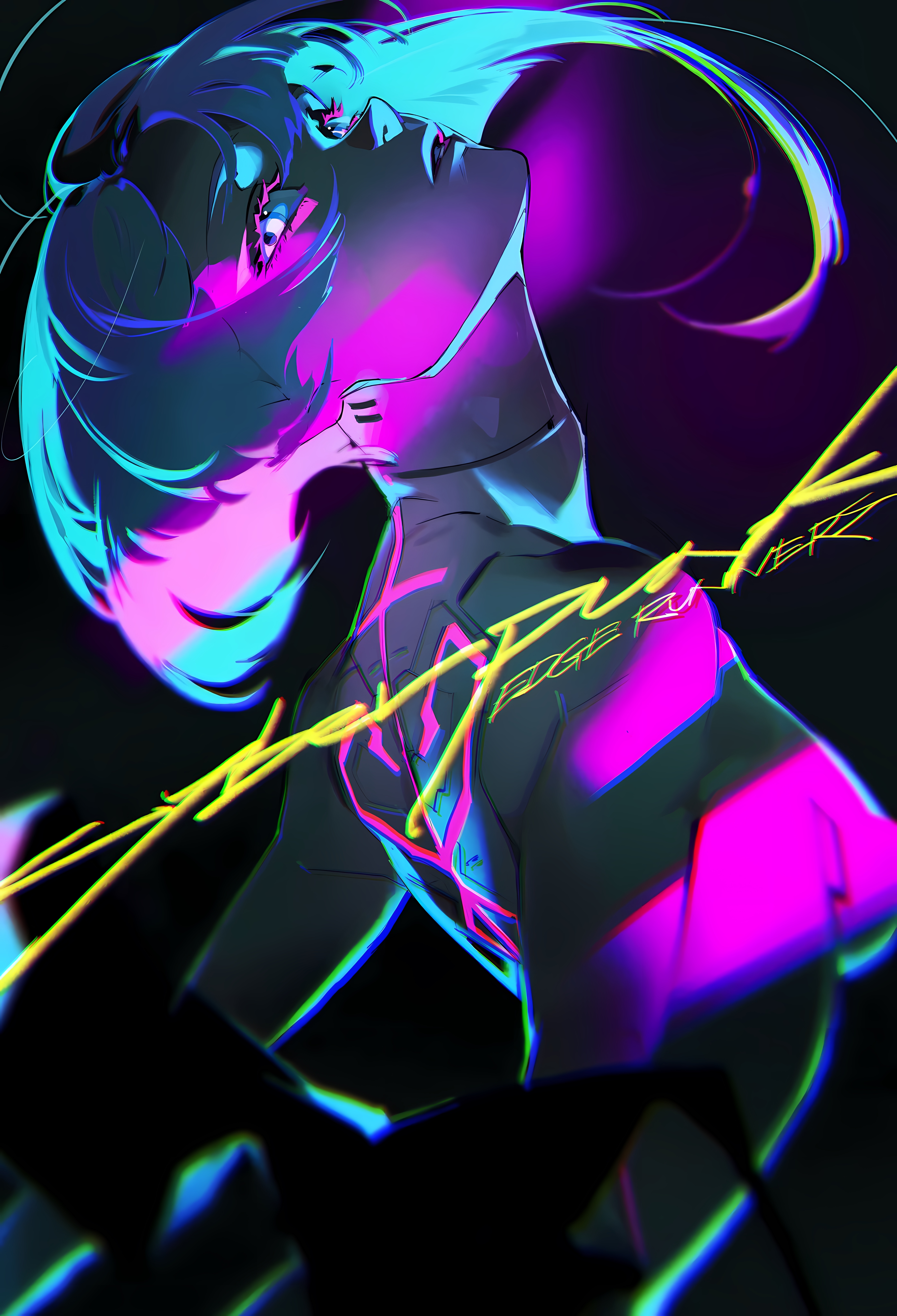 Lucyna Kushinada from Cyberpunk: Edgerunners HD Phone Wallpaper