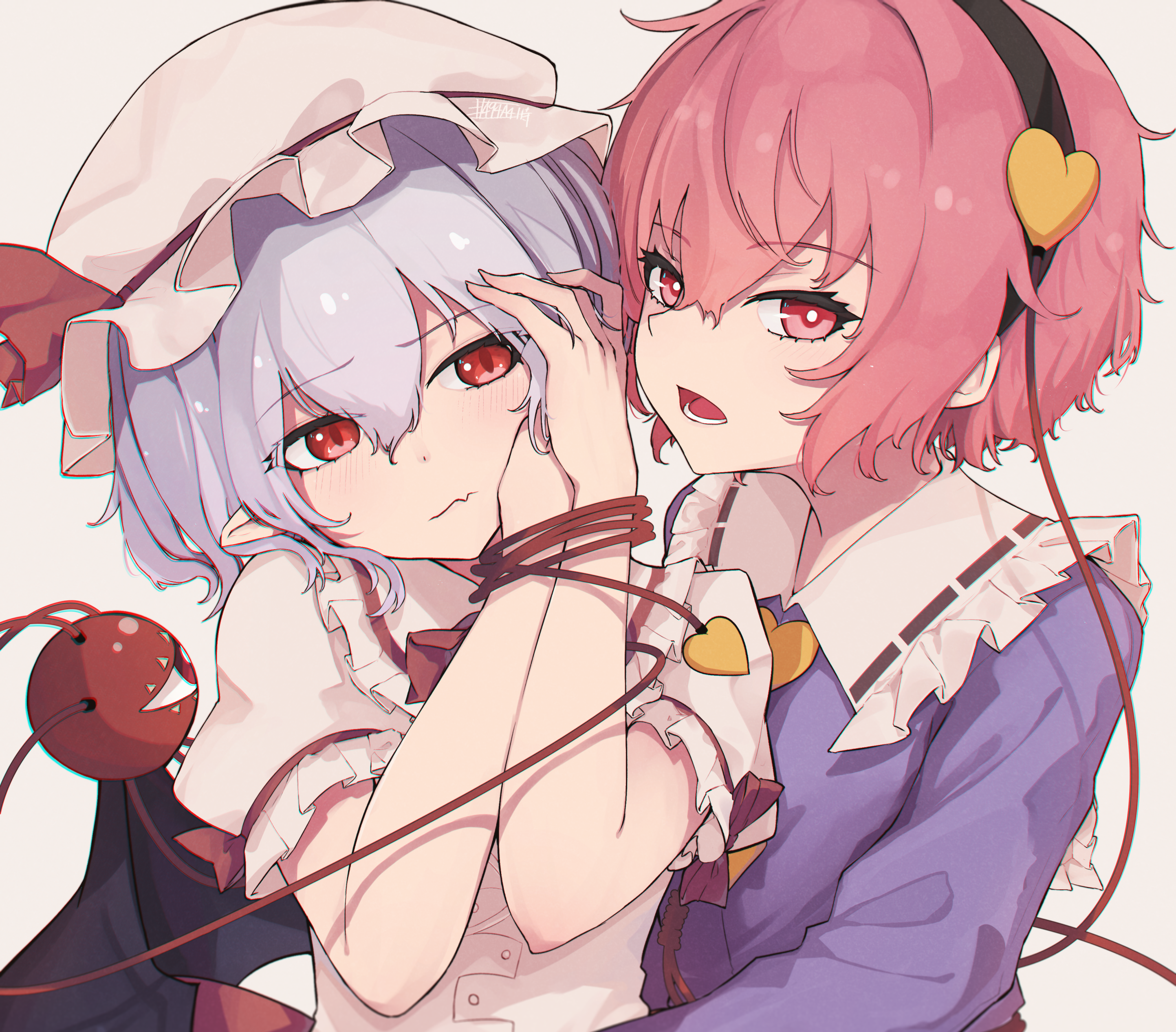 Remilia Scarlet and Sakuya Izayoi from Touhou HD Wallpaper
