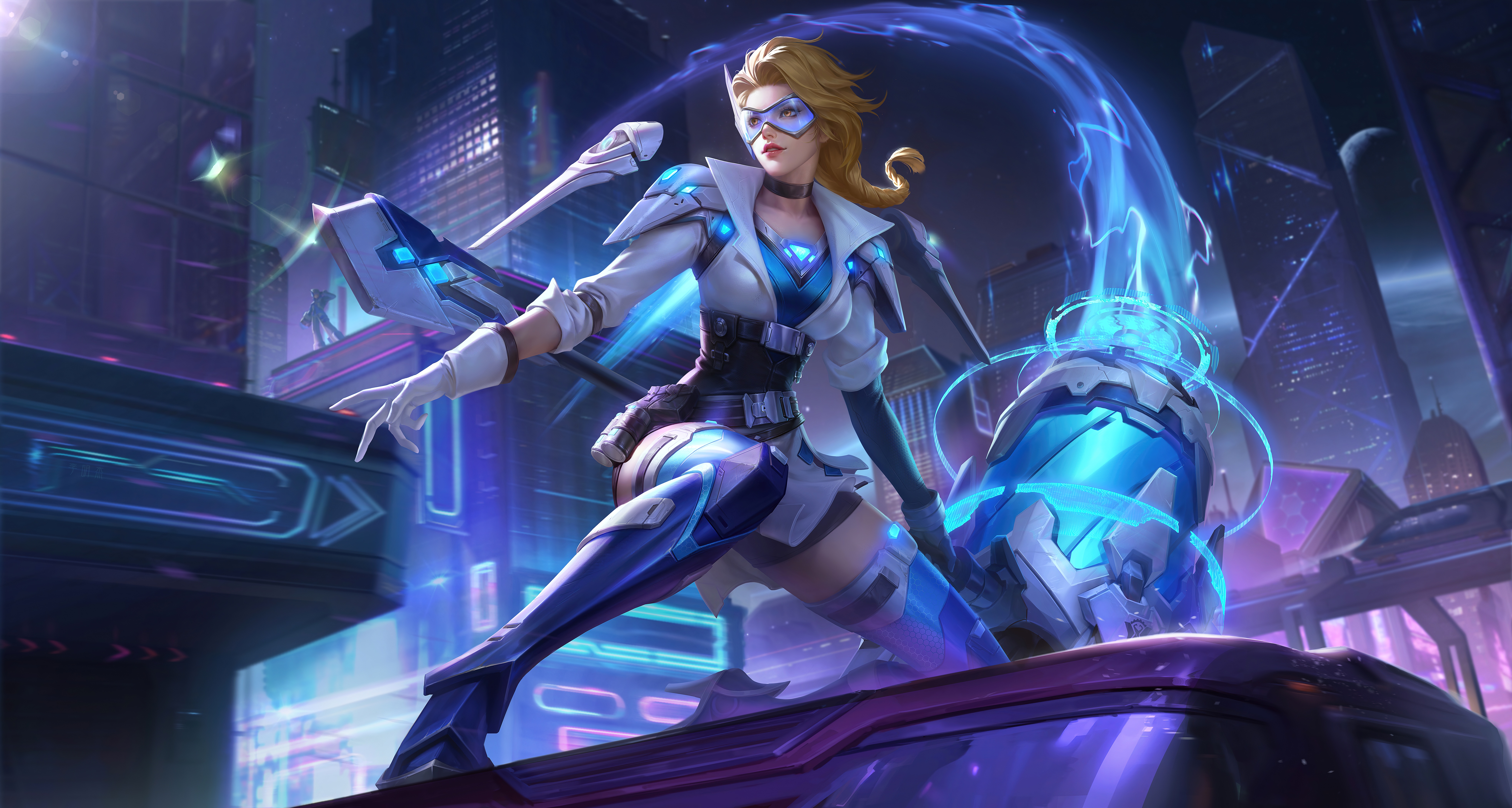 4K Honor of Kings character with weapon HD Wallpaper
