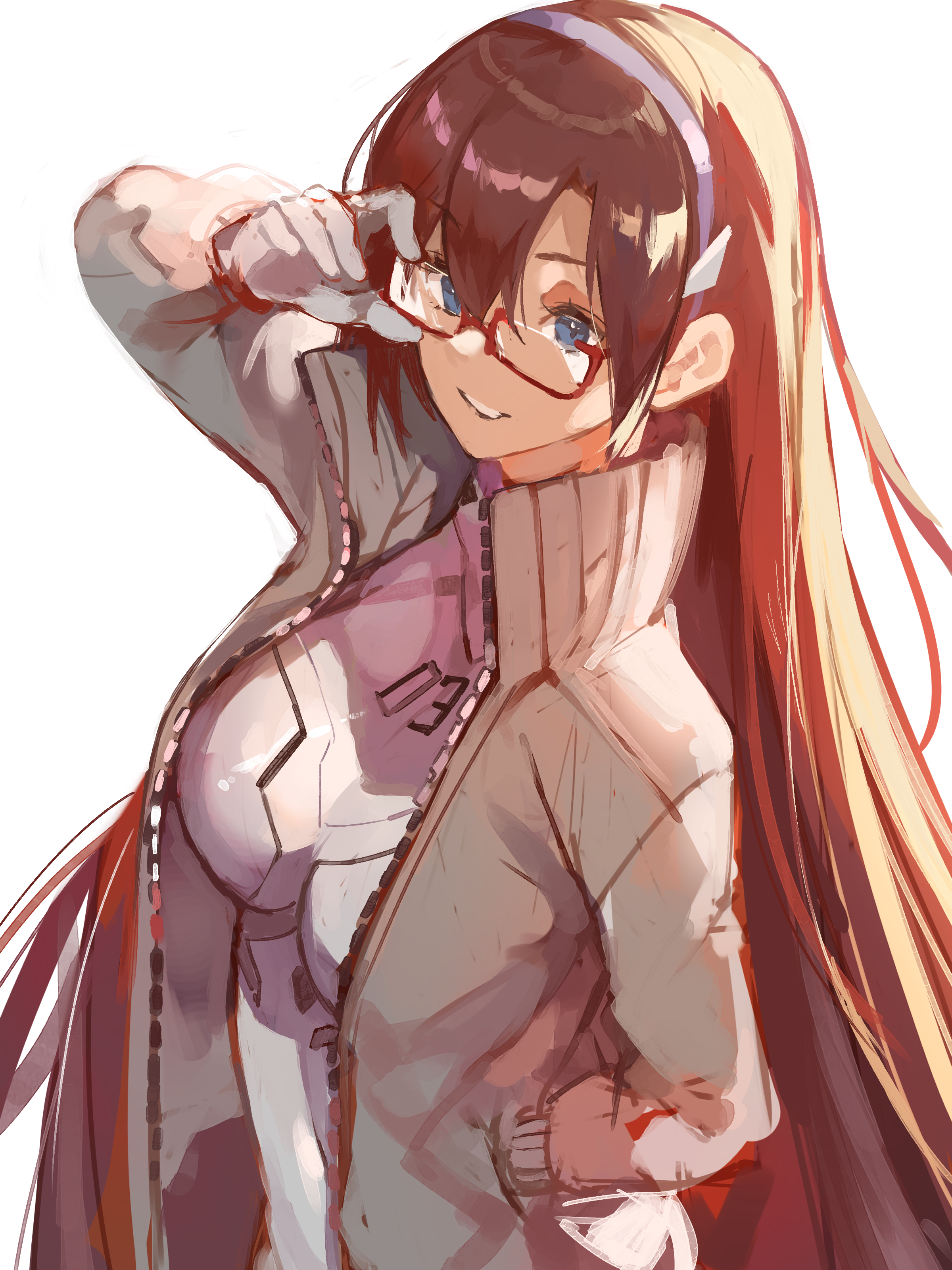 Makinami Mari Illustrious from Evangelion wearing glasses HD Phone Wallpaper