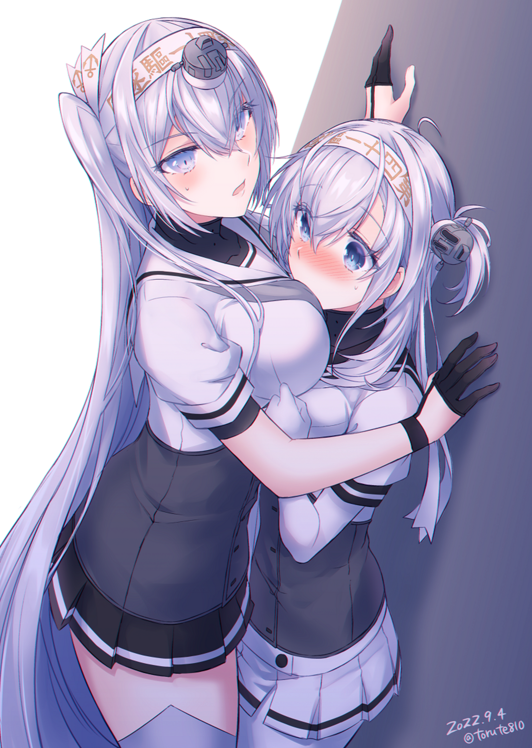Fuyutsuki and Suzutsuki from Kantai Collection HD Phone Wallpaper