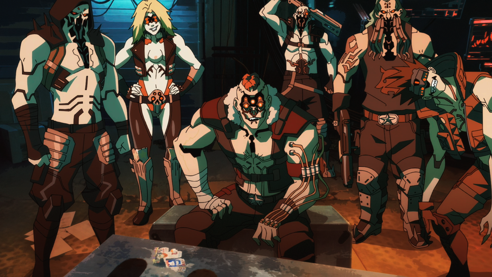 Maelstrom Gang from Cyberpunk: Edgerunners HD Wallpaper