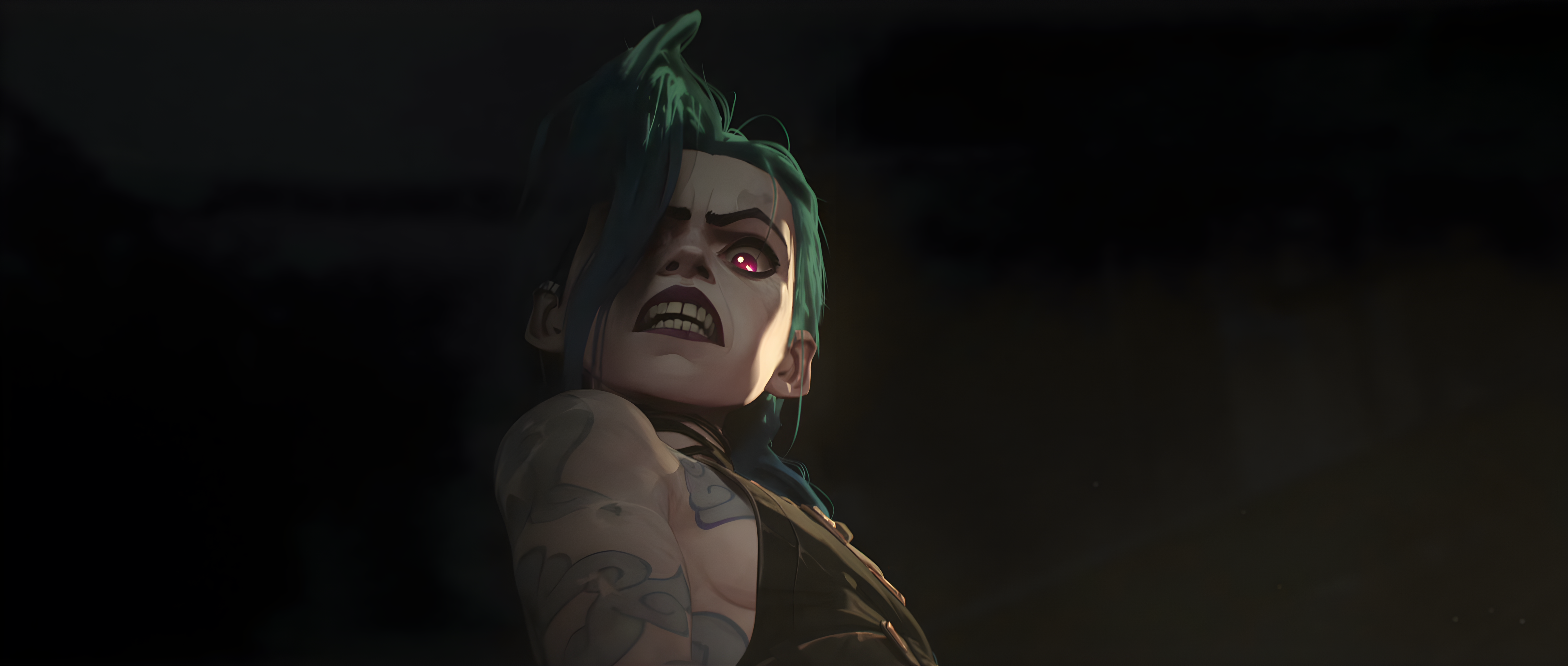 Jinx from Arcane, League of Legends HD Wallpaper