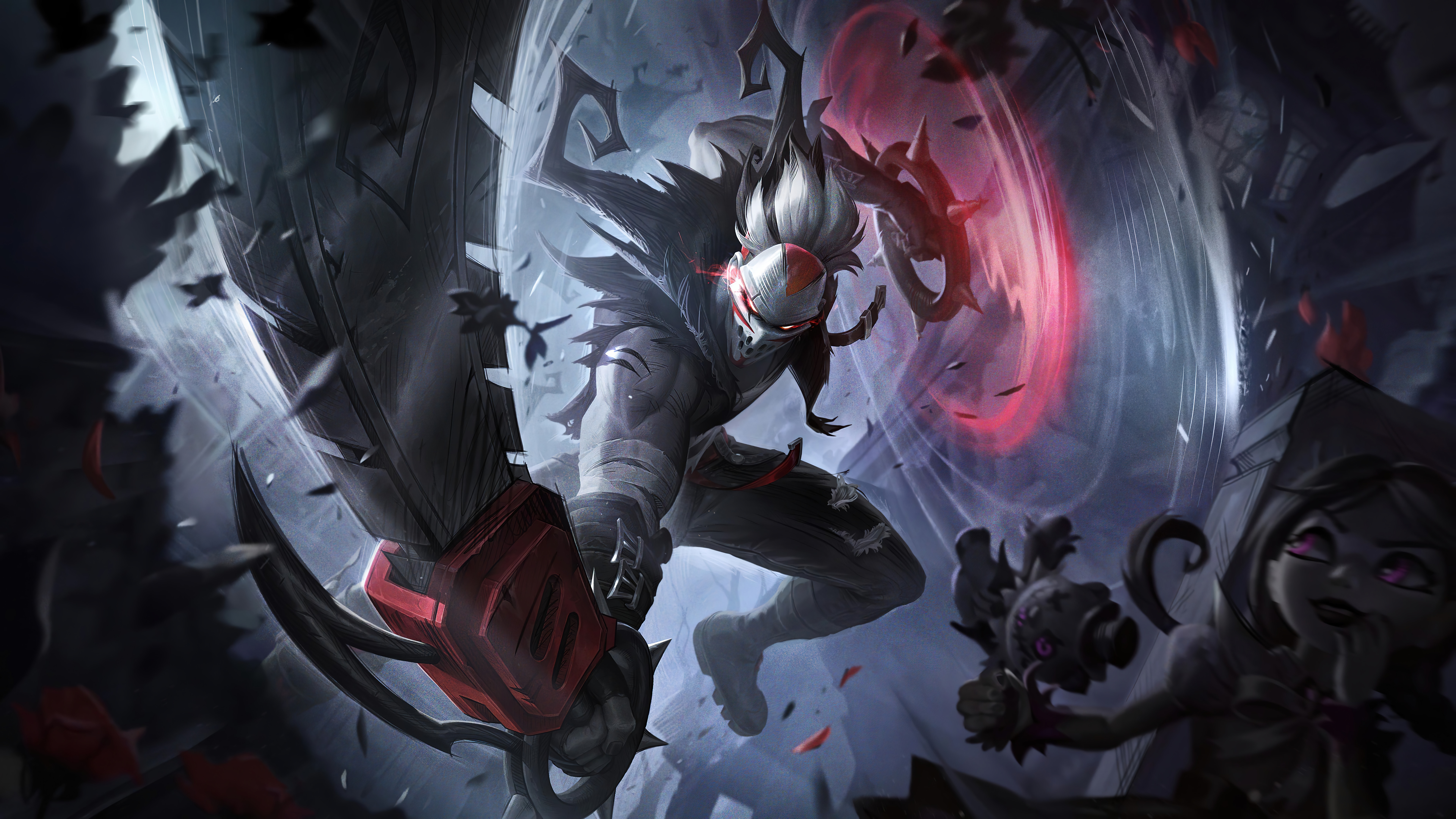 4K Fright Night Draven League of Legends HD Wallpaper