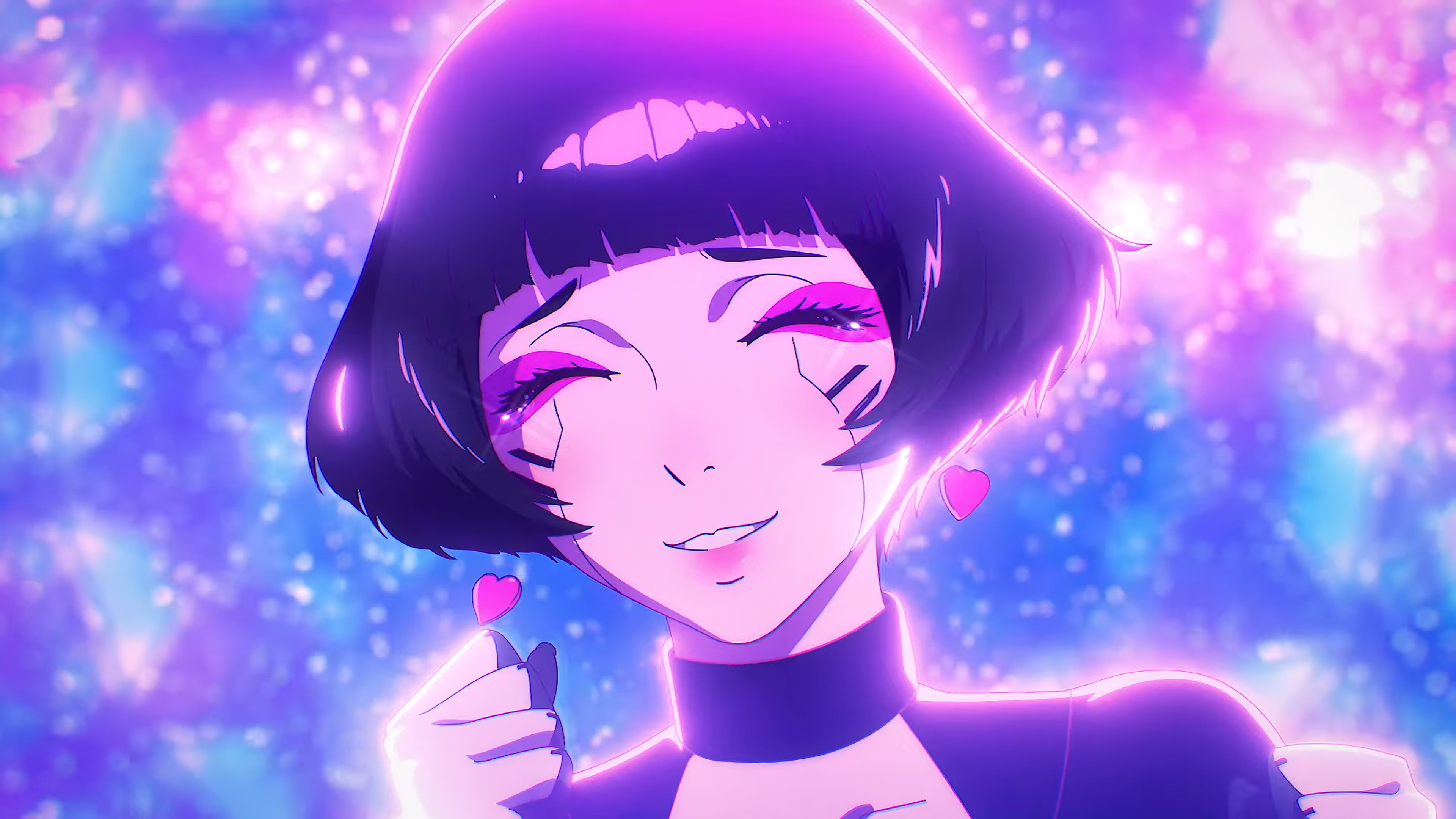 4K Cyberpunk: Edgerunners Lucy Heart HD Wallpaper