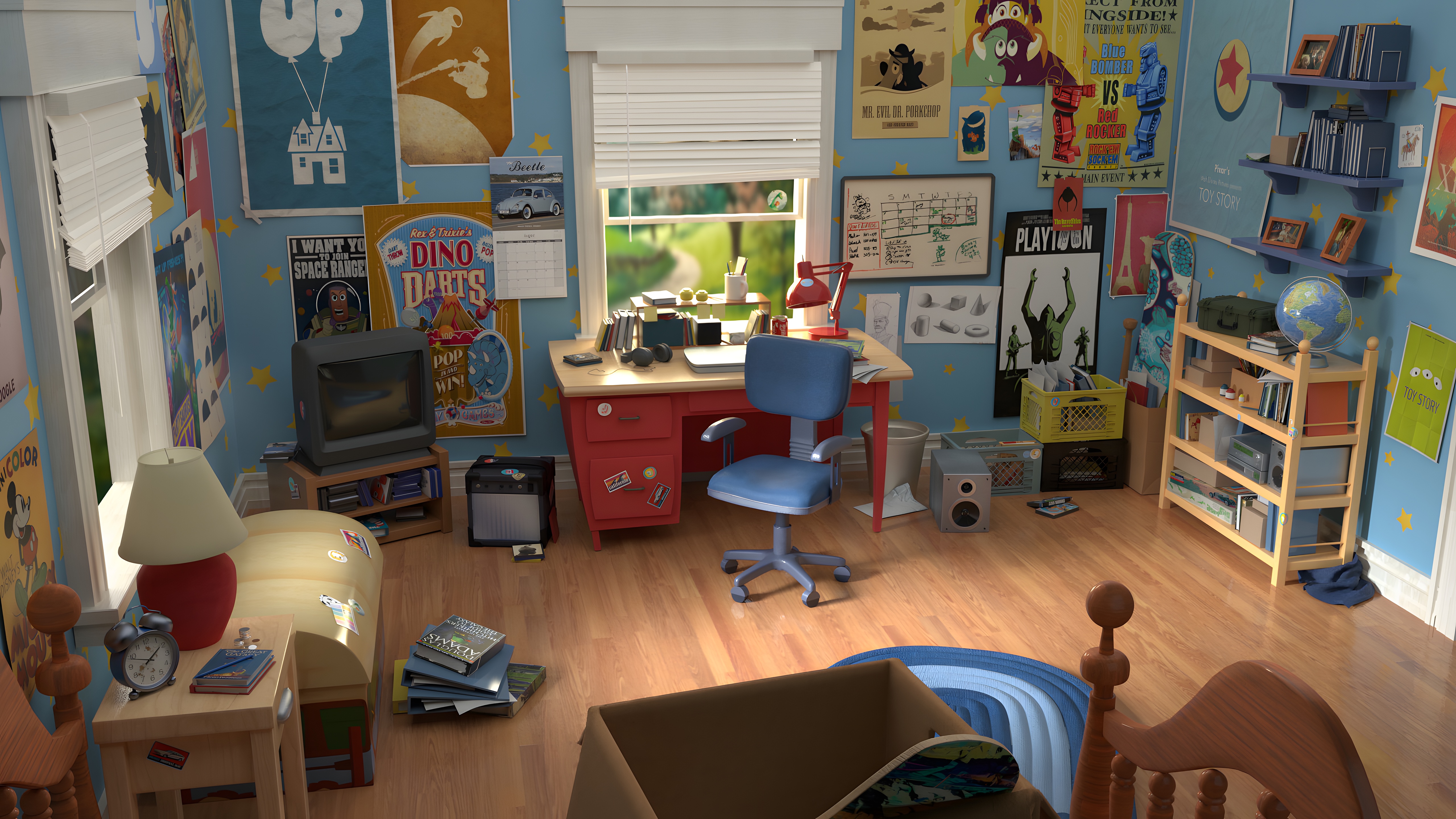 Andy's Room from Toy Story in 4K HD Wallpaper