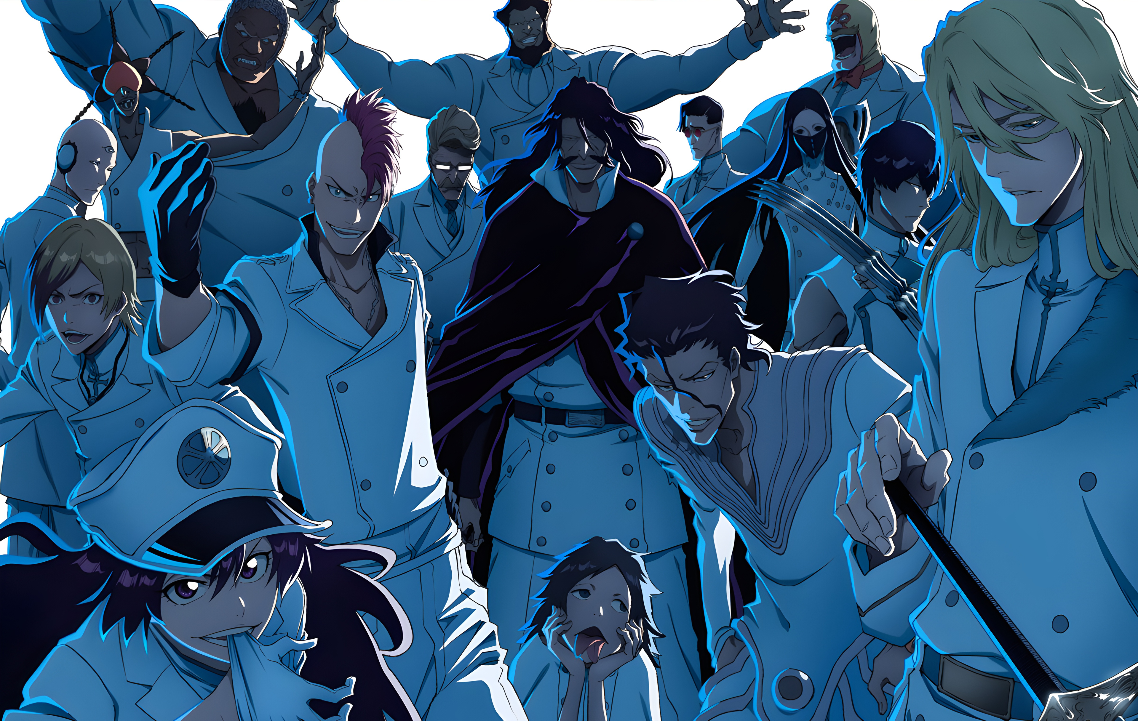 Bleach: Thousand-Year Blood War Wandenreich Characters HD Wallpaper