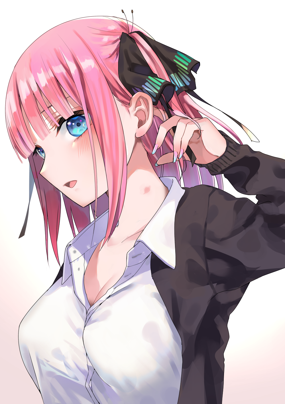 Nakano Nino from 5-toubun no Hanayome fan art HD Phone Wallpaper