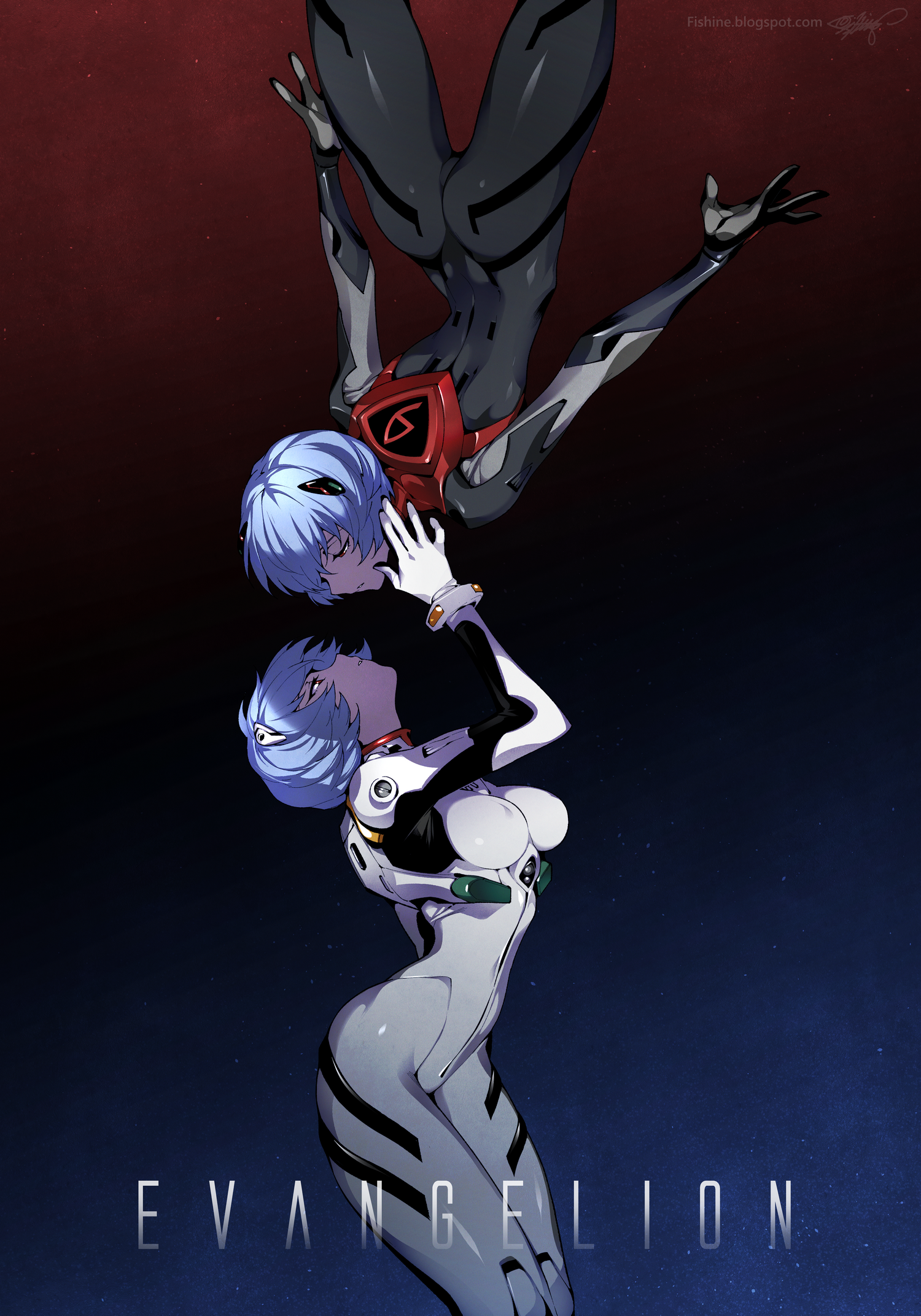 Neon Genesis Evangelion: Rei Ayanami Fan Art HD Phone Wallpaper
