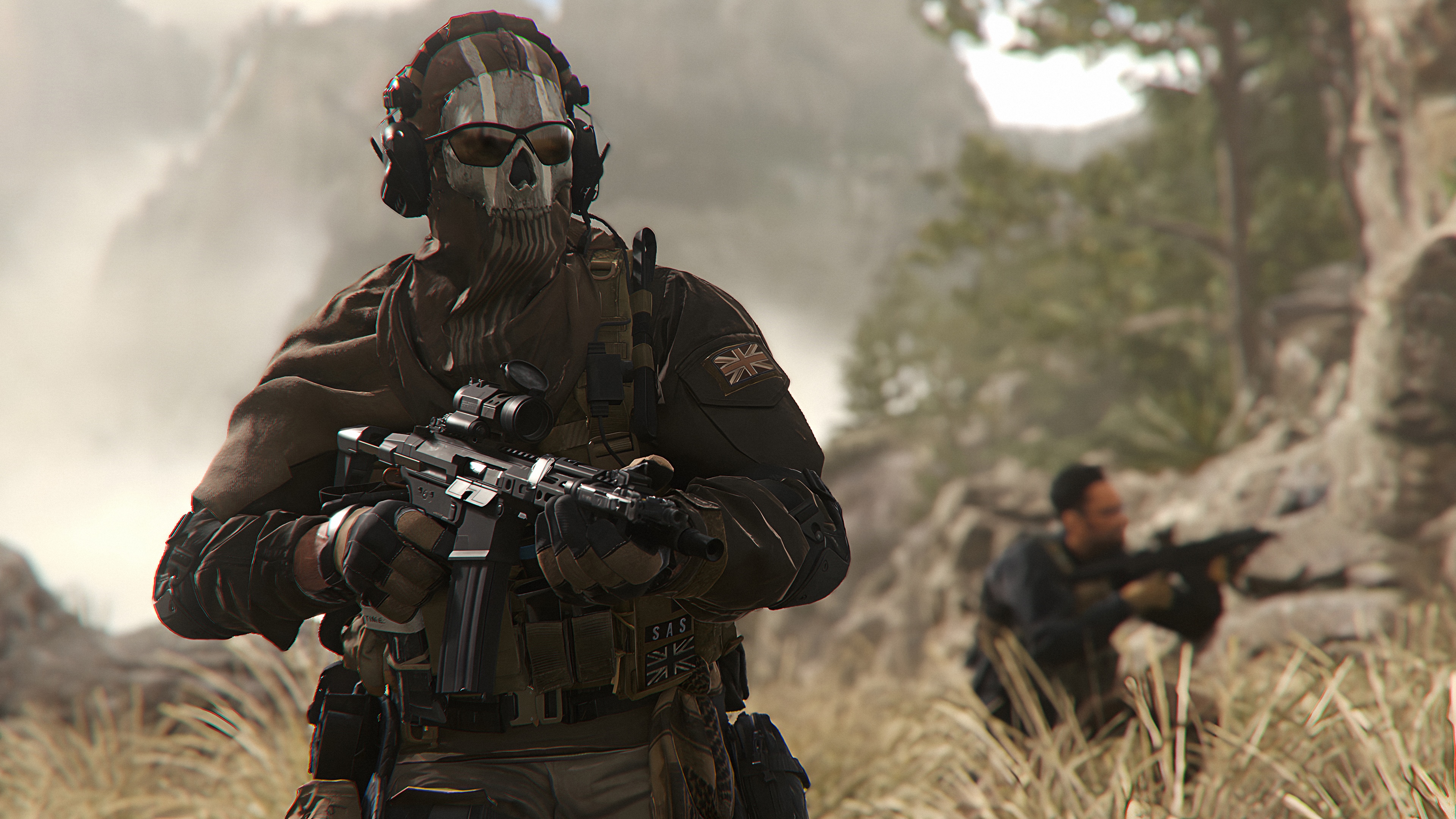 4K Call of Duty: Modern Warfare II Ghost and Soldier HD Wallpaper