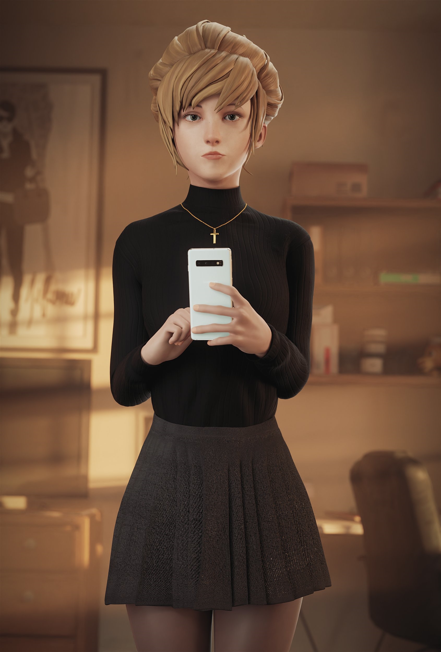 Kate Marsh from Life is Strange taking a selfie HD Phone Wallpaper