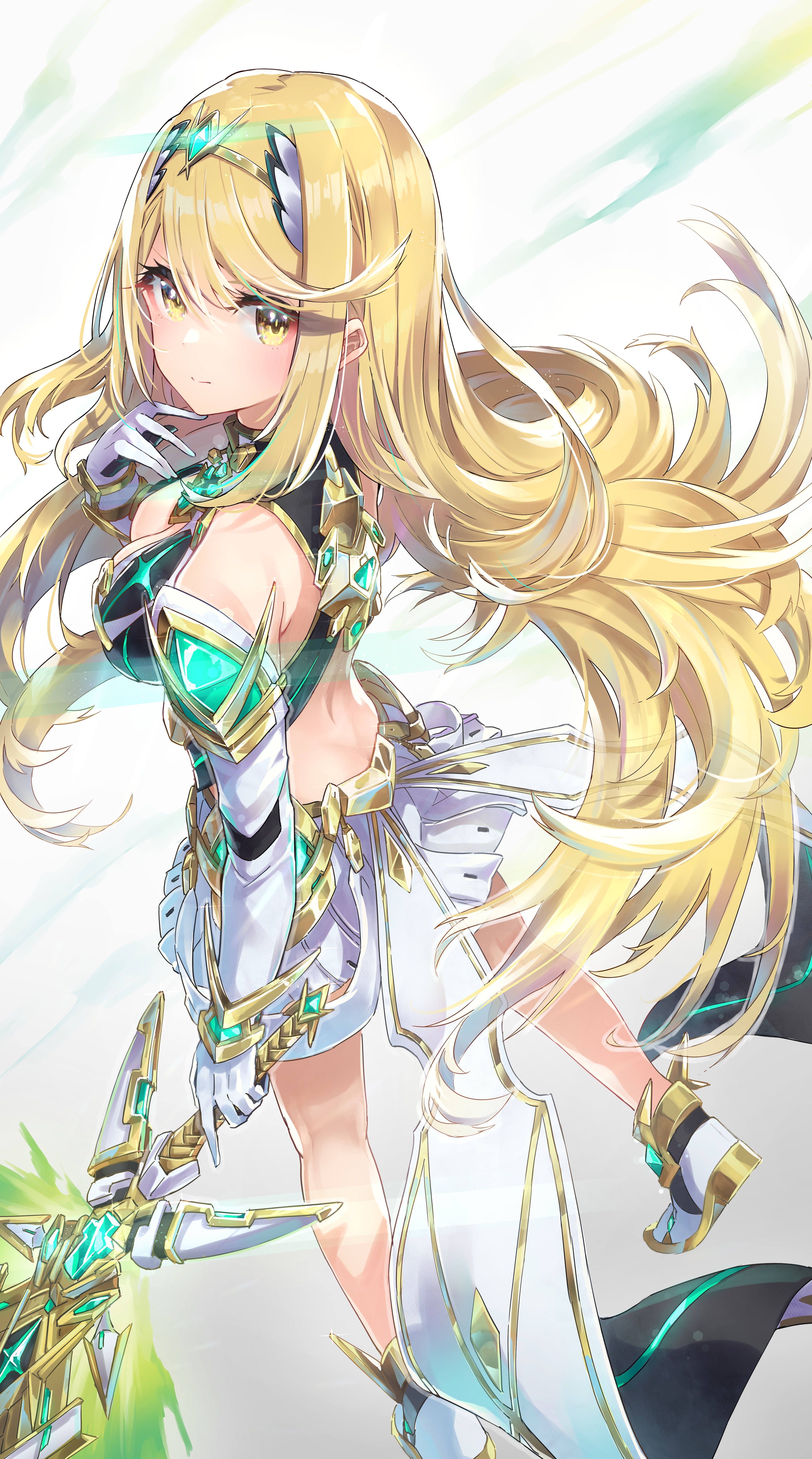 Mythra from Xenoblade Chronicles 2 HD Phone Wallpaper