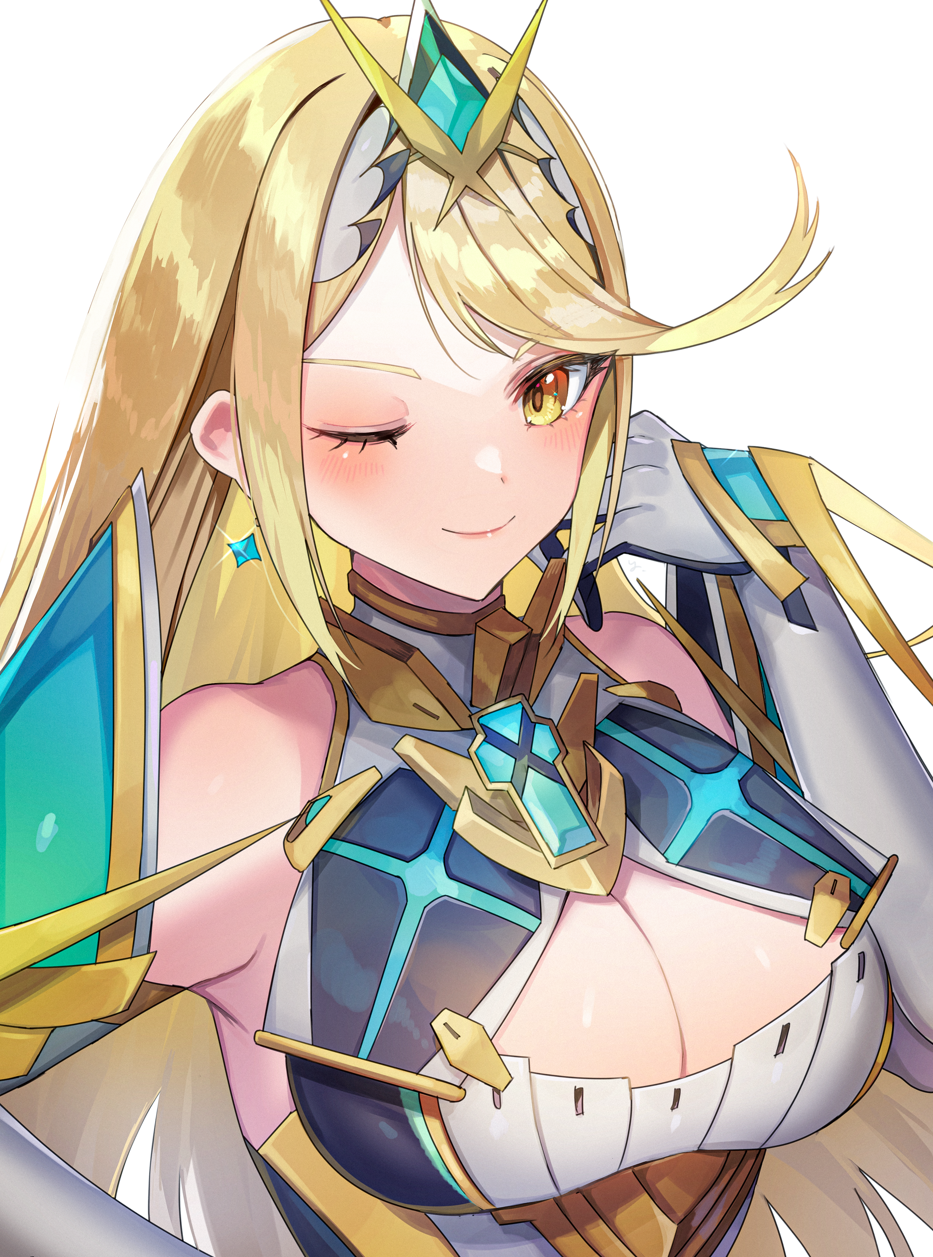 Mythra fan art from Xenoblade Chronicles 2 HD Phone Wallpaper