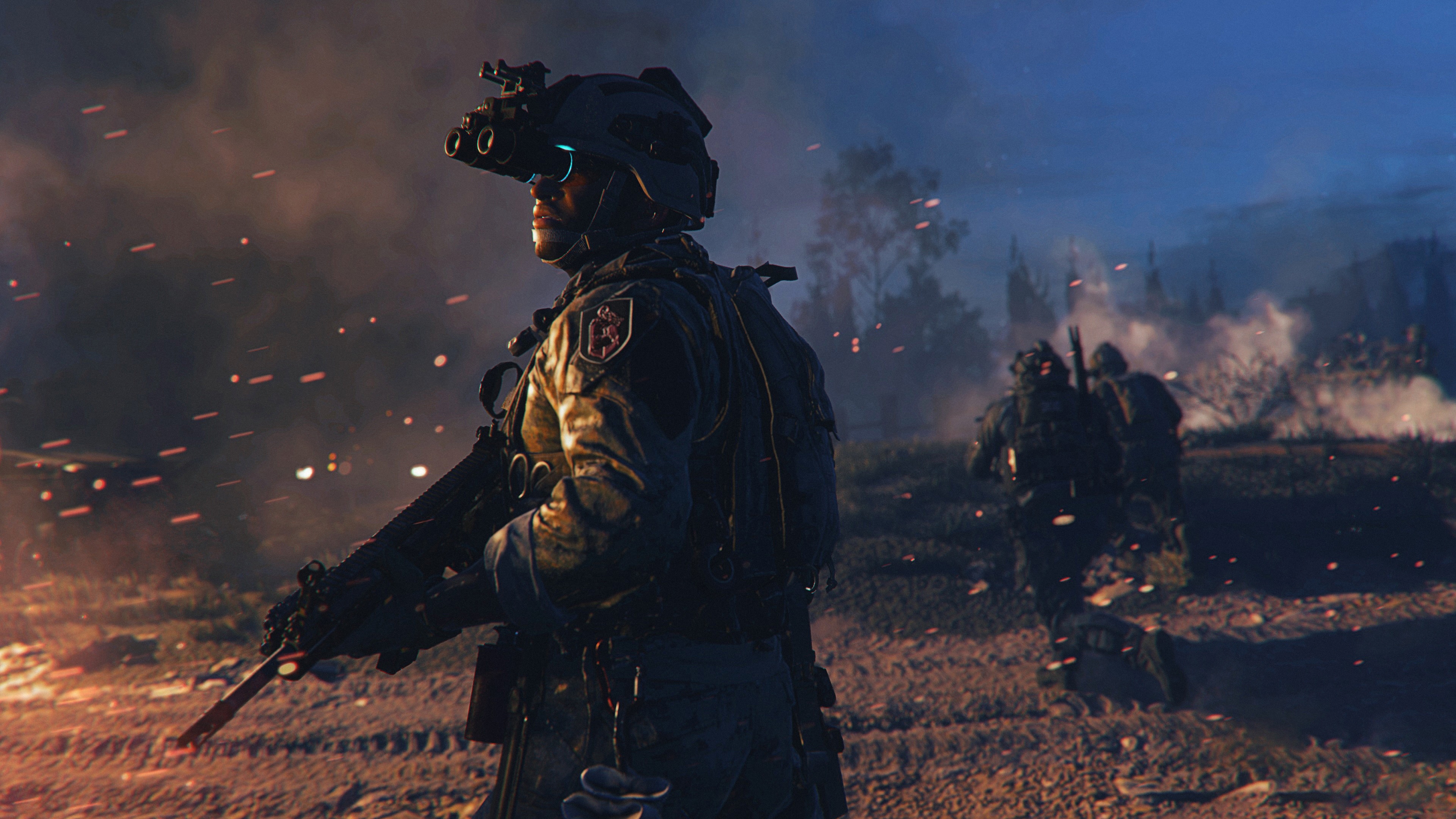 4K Call of Duty: Modern Warfare II soldiers in combat HD Wallpaper